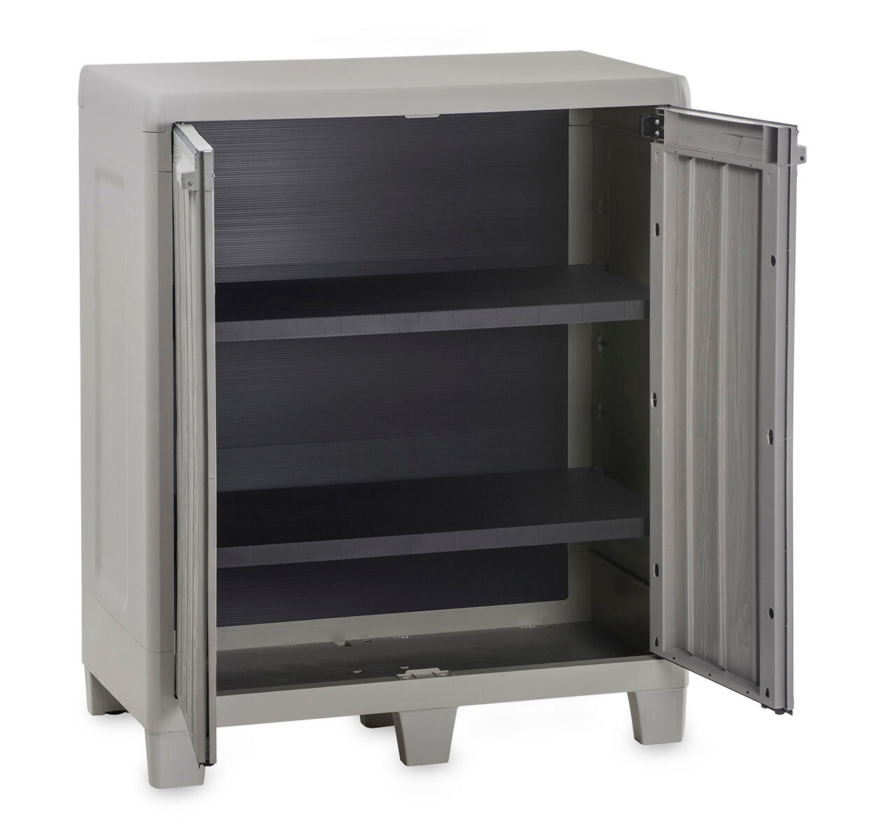 Armario de polipropileno para exterior TOOMAX 081 78 x 101 x 46 cm gris - 3