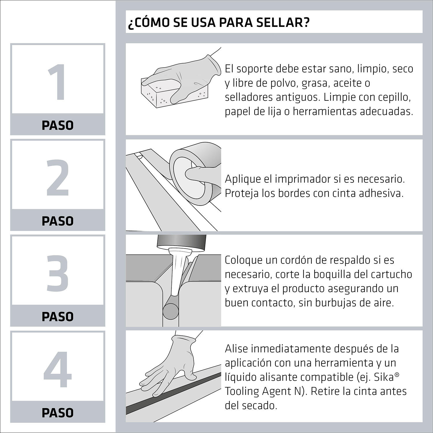 MASILLA A BASE DE POLIURETANO SIKAFLEX 11FC PURFORM 300 ML  BEIGE - 8