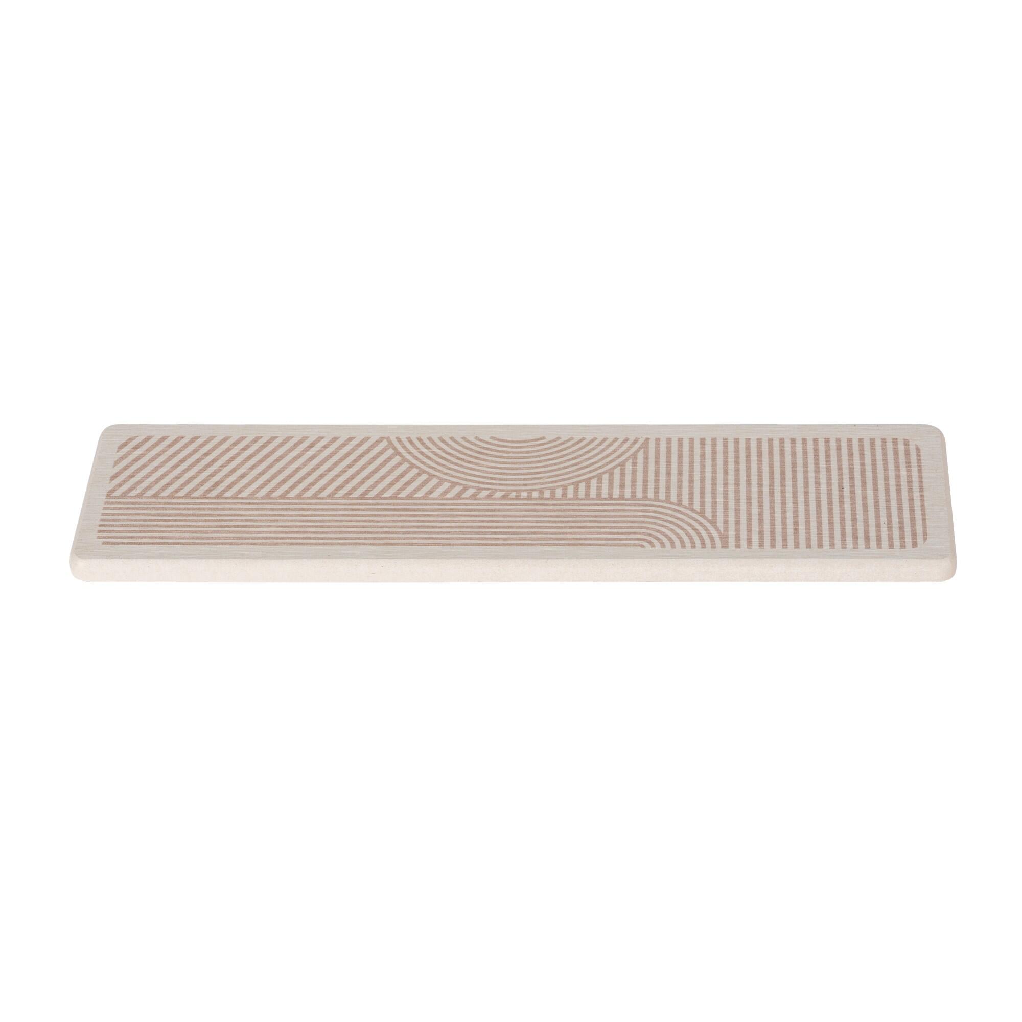 Tapete escorredor de louça em diatomite 30x40x0,9 cm bege Wenko - 24