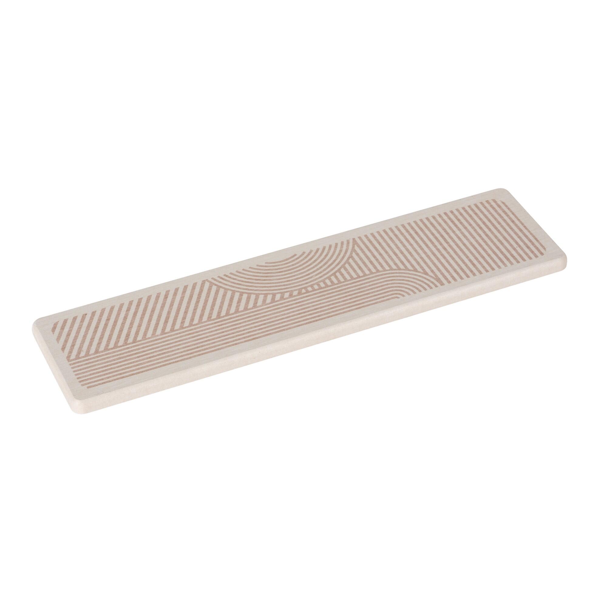 Tapete escorredor de louça em diatomite 30x40x0,9 cm bege Wenko - 25