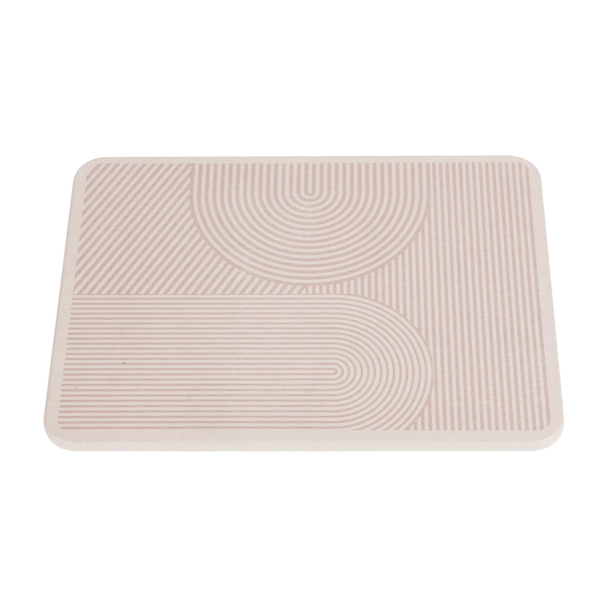 Tapete escorredor de louça em diatomite 8x30x0,9 cm bege Wenko - 17