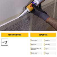 ADHESIVO DE MONTAJE SIKAFLEX 118 EXTREME GRAB 290 ML - 5