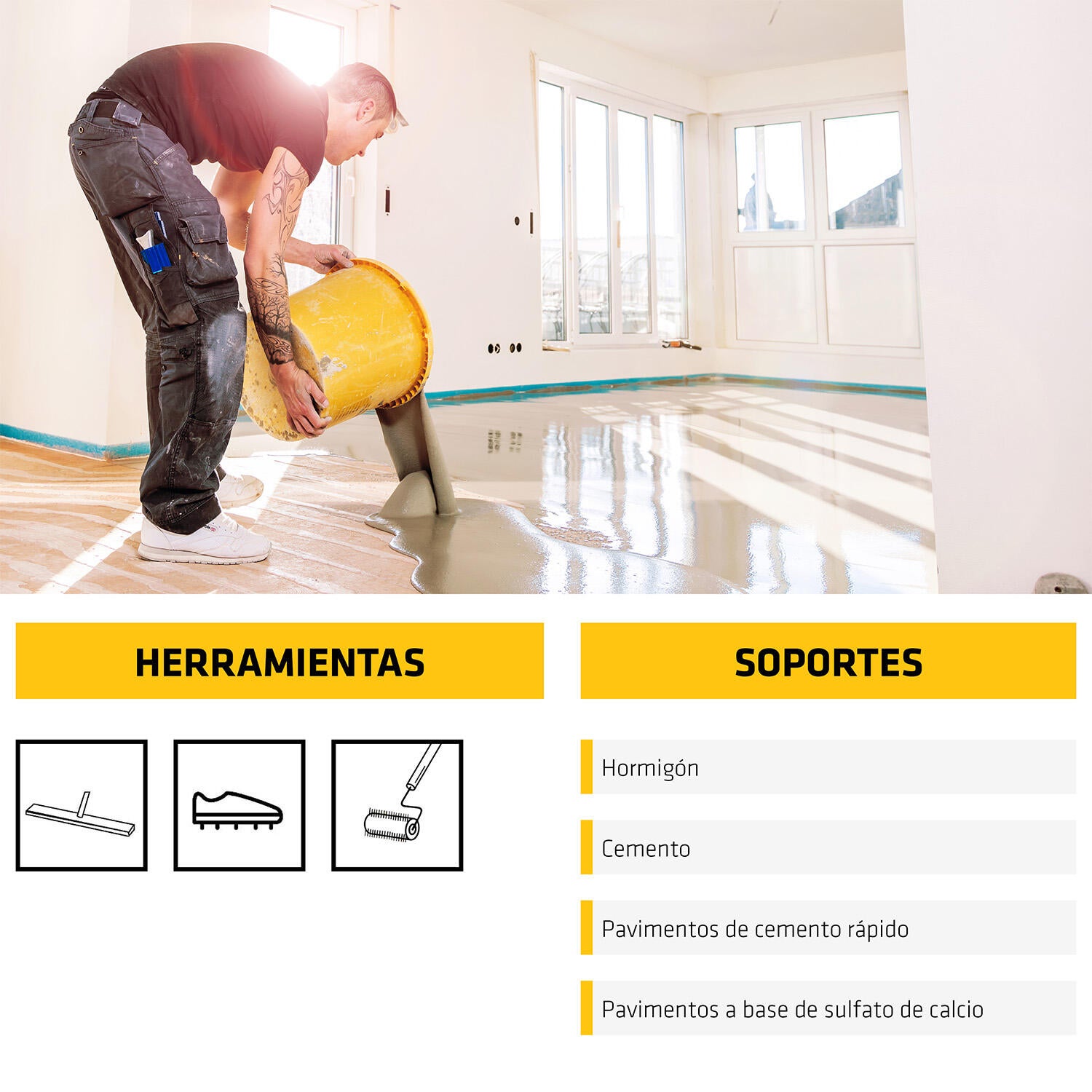 MORTERO AUTONIVELANTE SIKAFLOOR 100 LEVEL 1-10MM 25KG - 5