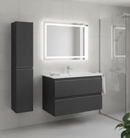 COLUMNA DE BAÑO ATLANTIS 160X35X35CM ANTRACITA - 1