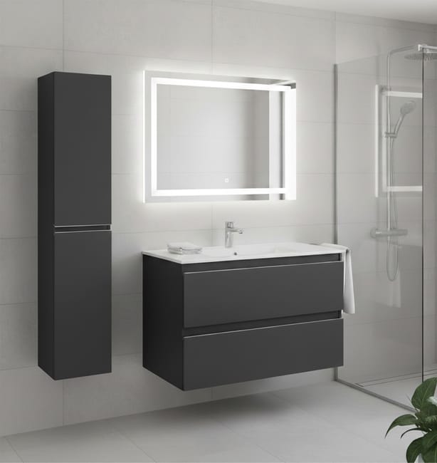 COLUMNA DE BAÑO ATLANTIS 160X35X35CM ANTRACITA - 1