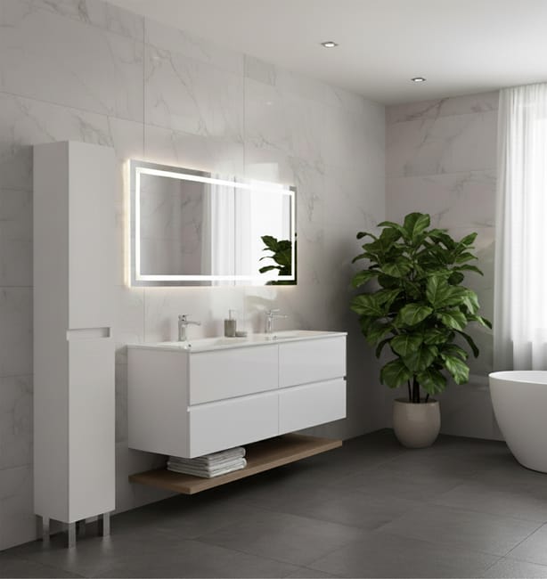 COLUMNA DE BAÑO BOSTON 180X30X21CM BLANCO - 1