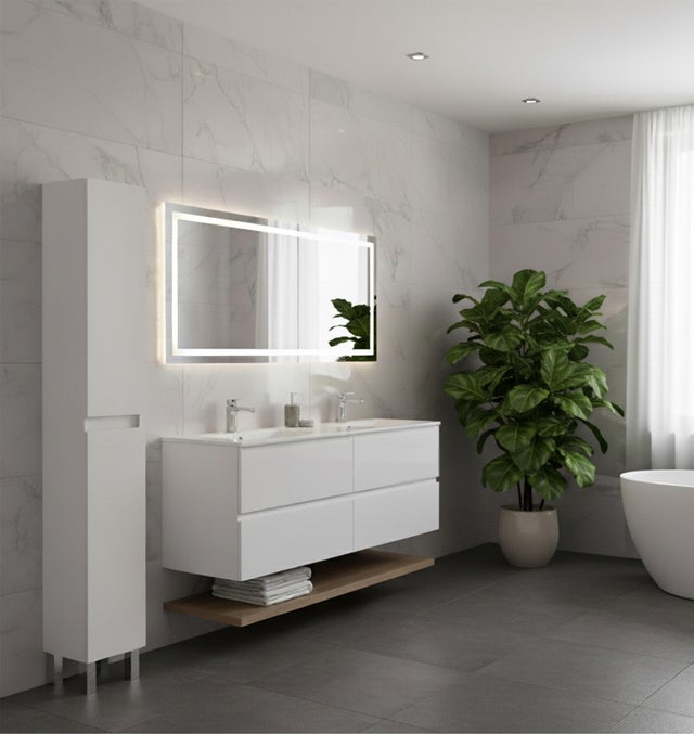 COLUMNA DE BAÑO BOSTON 180X30X21CM BLANCO