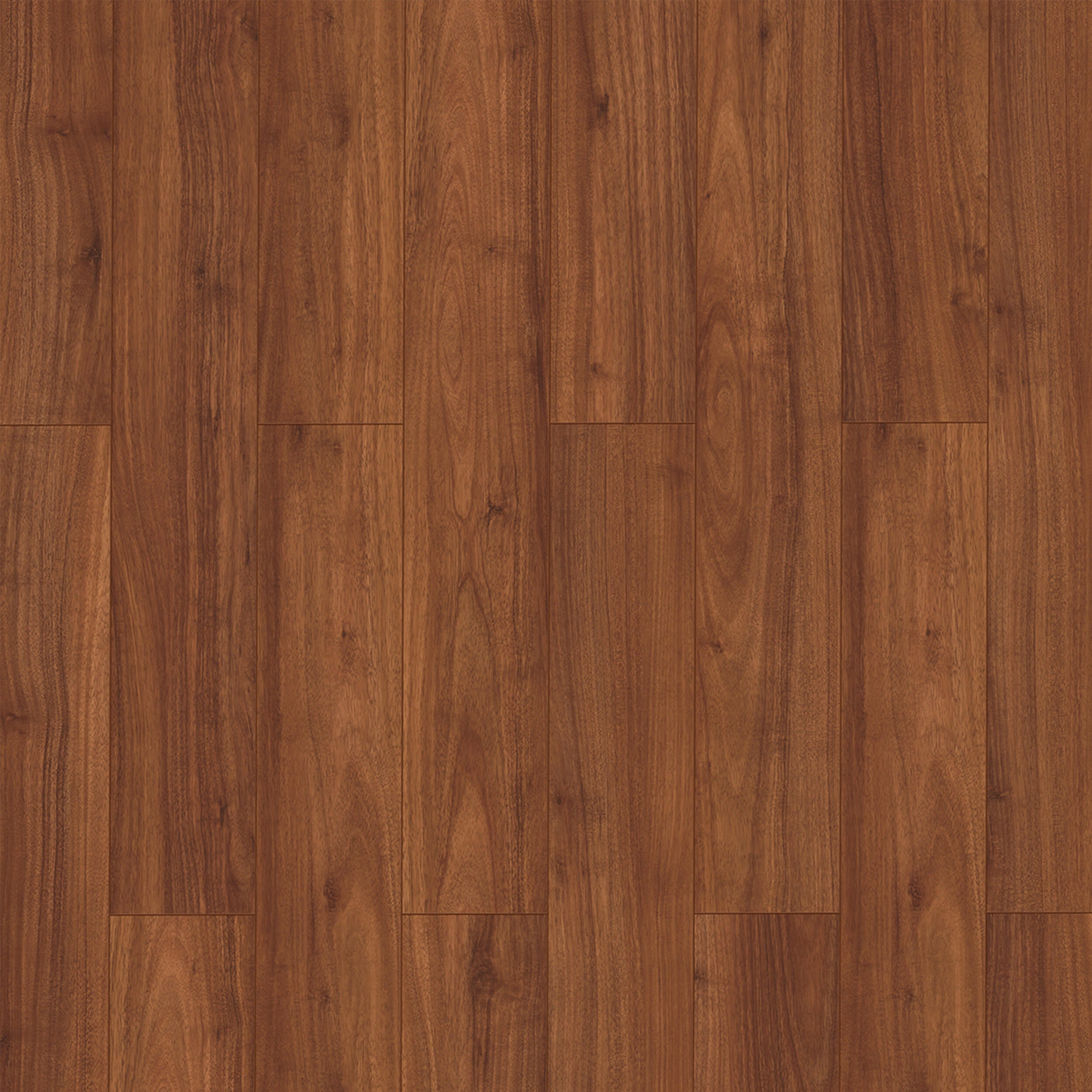 Pavimento laminato effetto legno marrone rossiccio, AC4 classe 32, sp. 8 mm, ARTENS Merbau, 2.22 m² - 2