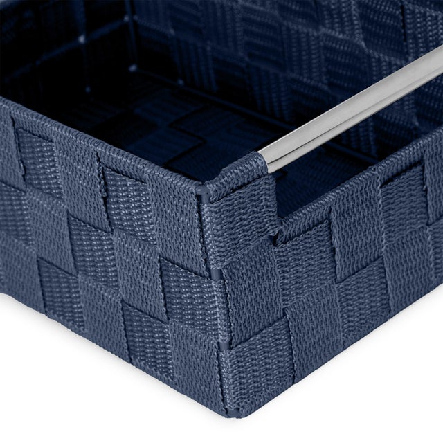 Cesta in polipropilene COMPACTOR blu P 17 x L 25 x H 10 cm
