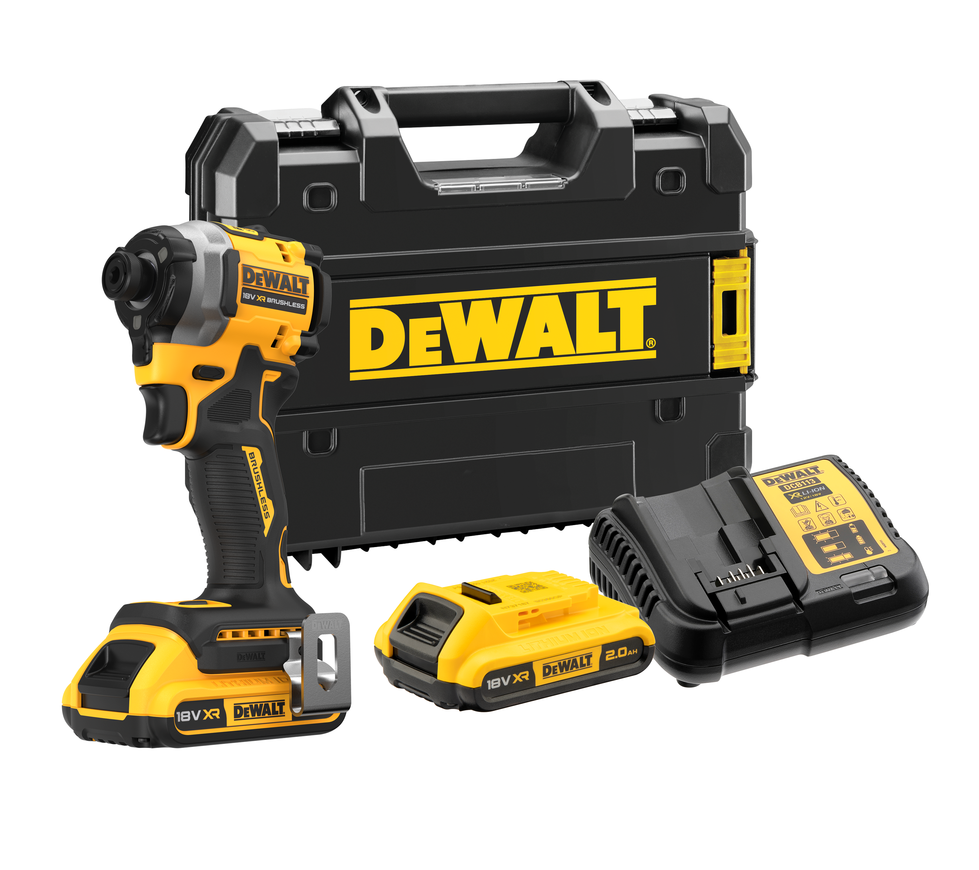 Zakrętarka akumulatorowa udarowa 18V 206 Nm 2x2Ah DeWALT
