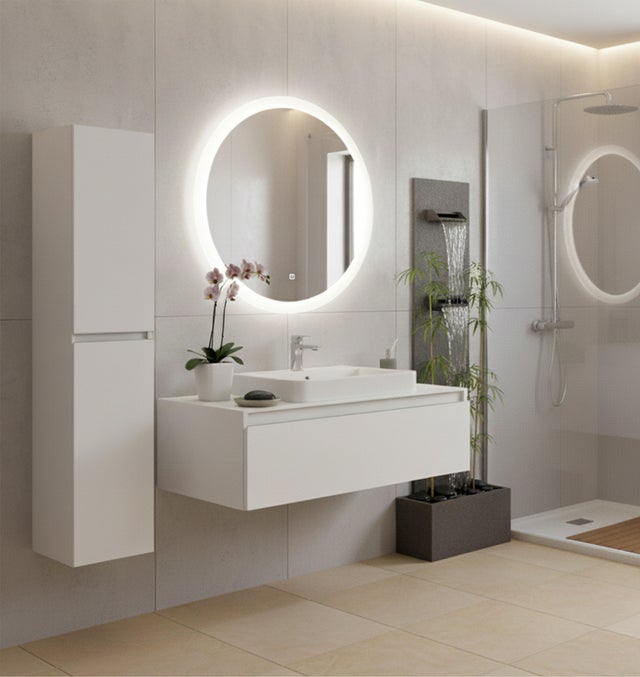 COLUMNA DE BAÑO ATLANTIS BLANCO 35X160X25CM