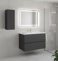 ARMARIO PARED BAÑO ATLANTIS ANTRACITA 35X80X25CM - 1