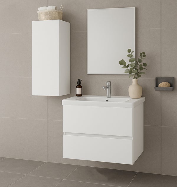 ARMARIO PARED BAÑO BOSTON BLANCO 30X69X21CM
