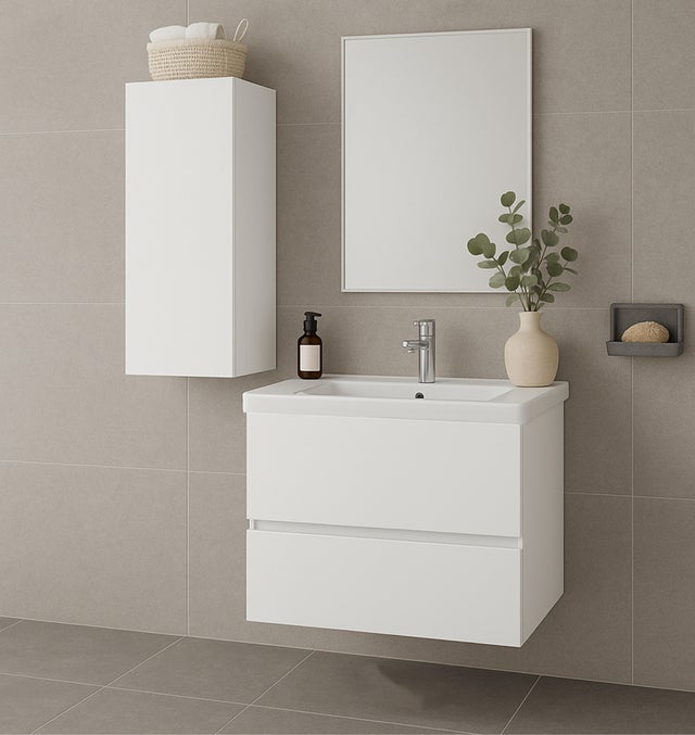 ARMARIO PARED BAÑO BOSTON BLANCO 30X69X21CM 