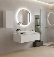 ARMARIO PARED BAÑO ATLANTIS BLANCO 35X80X25CM - 1