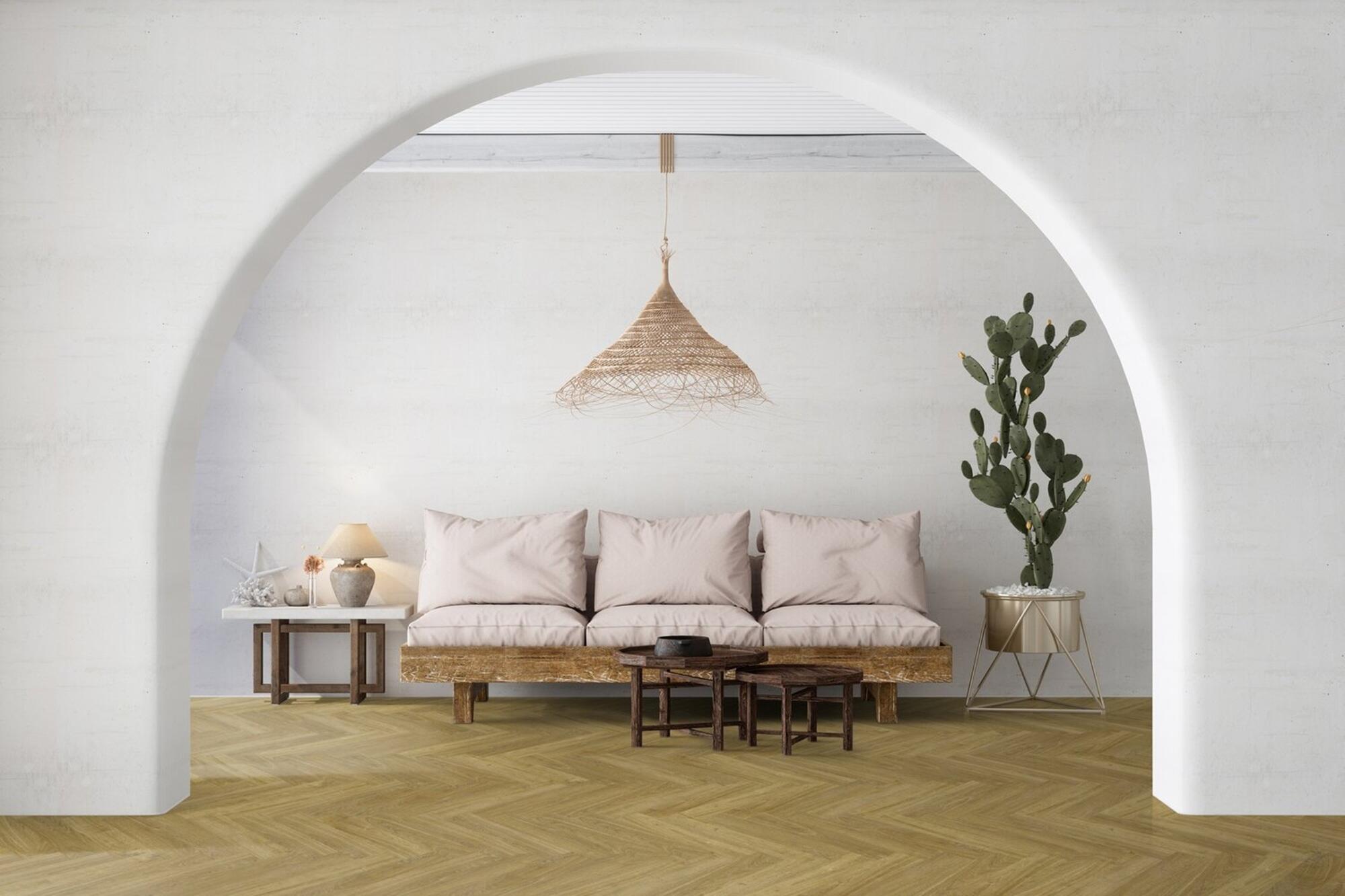 Suelo vinílico lvt autoportante forte unik efecto madera castaño gerflor