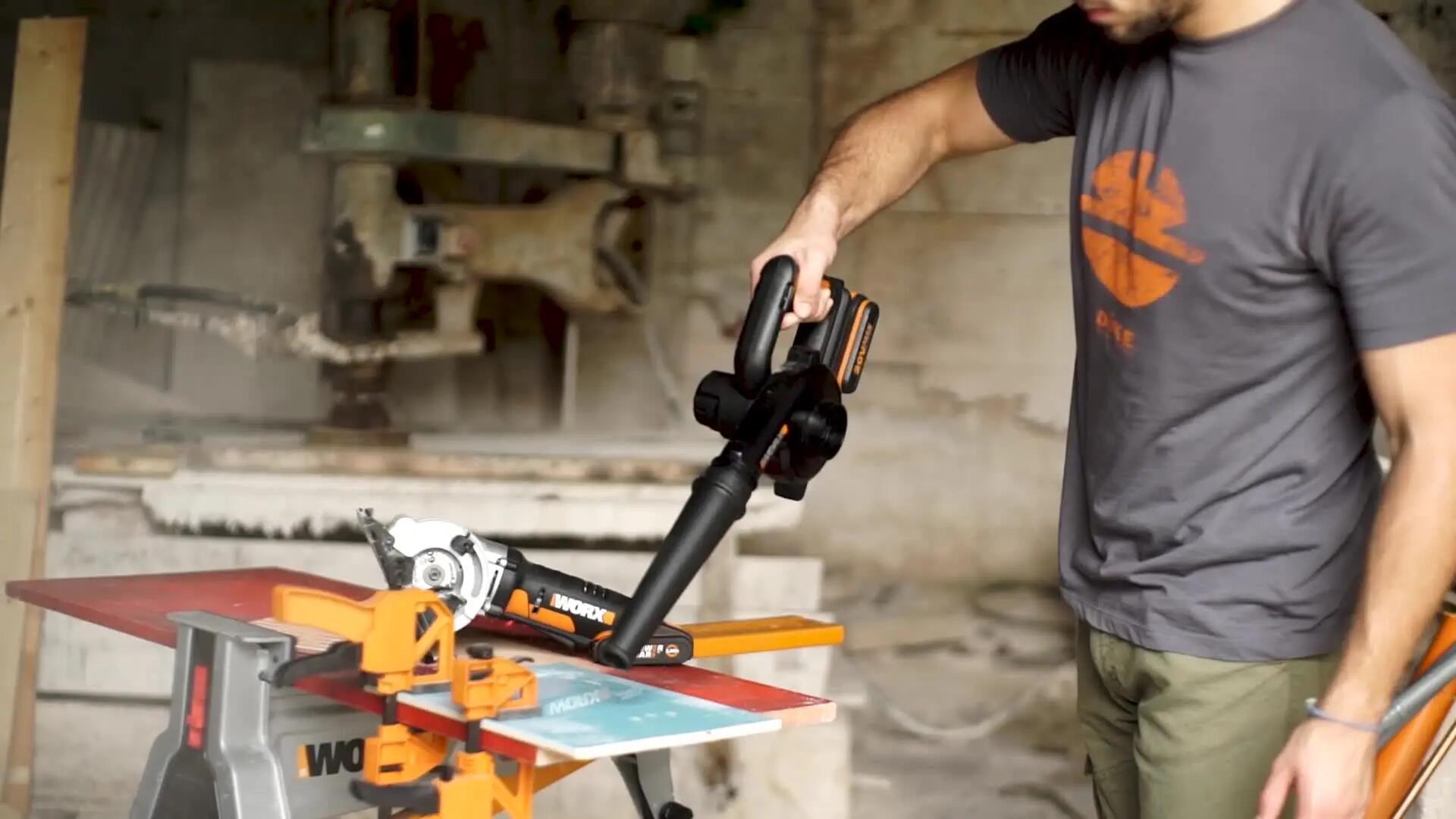 Souffleur d'atelier 20V 257km/h WORX - WX094.9 (sans batterie ni chargeur) - 8