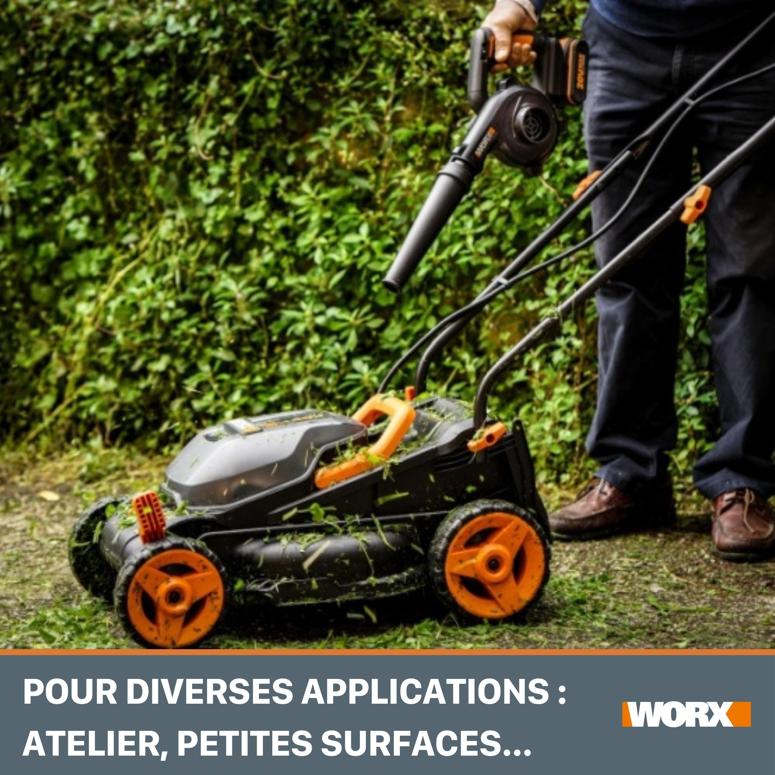 Souffleur d'atelier 20V 257km/h WORX - WX094.9 (sans batterie ni chargeur) - 4