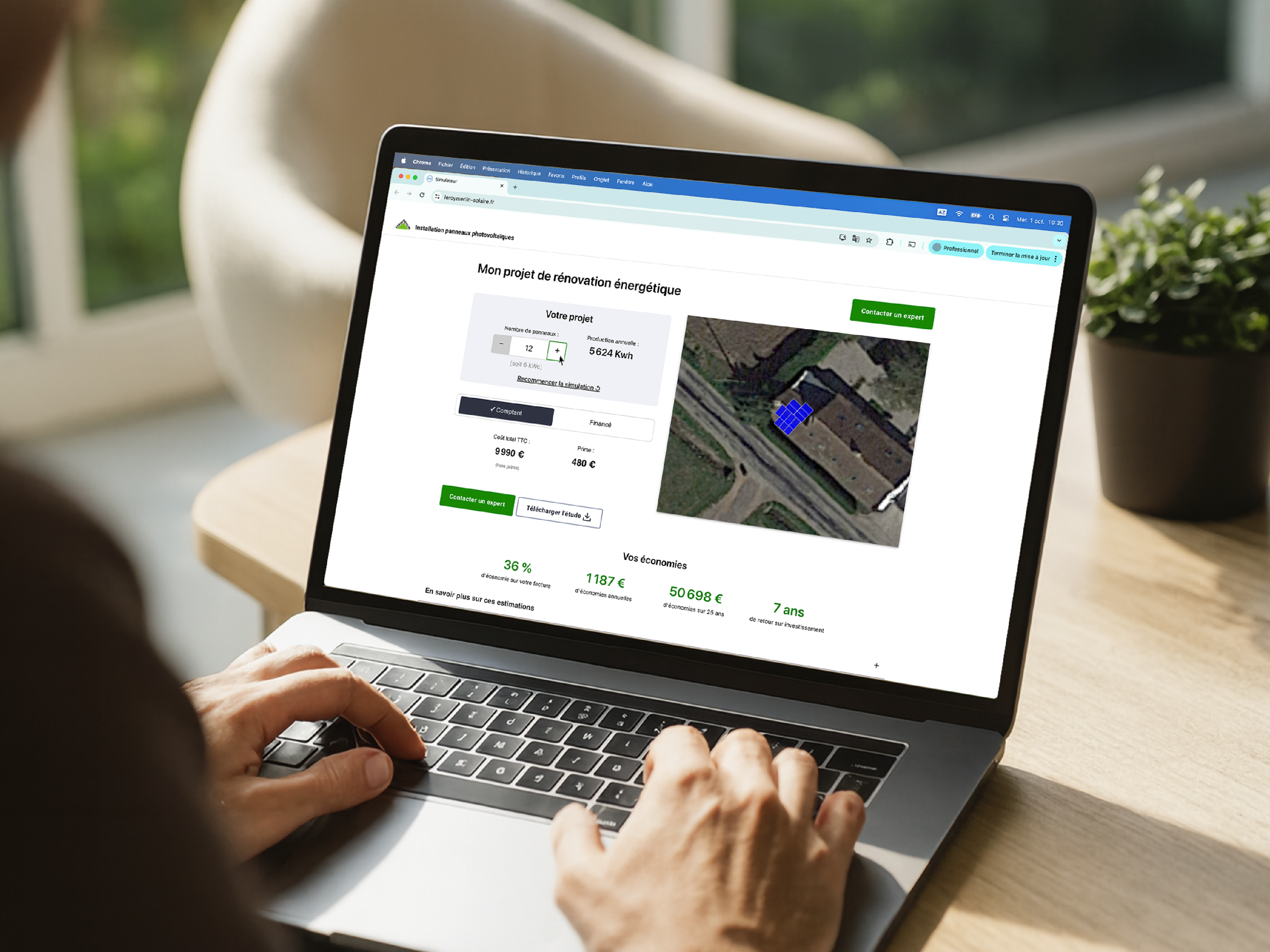 Simulateur GOOM panneaux solaires pour installation photovoltaïque - 1