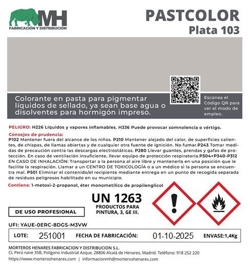 PASTA PIGMENTADA PARA HORMIGÓN IMPRESO 1.4KG PLATA - 2