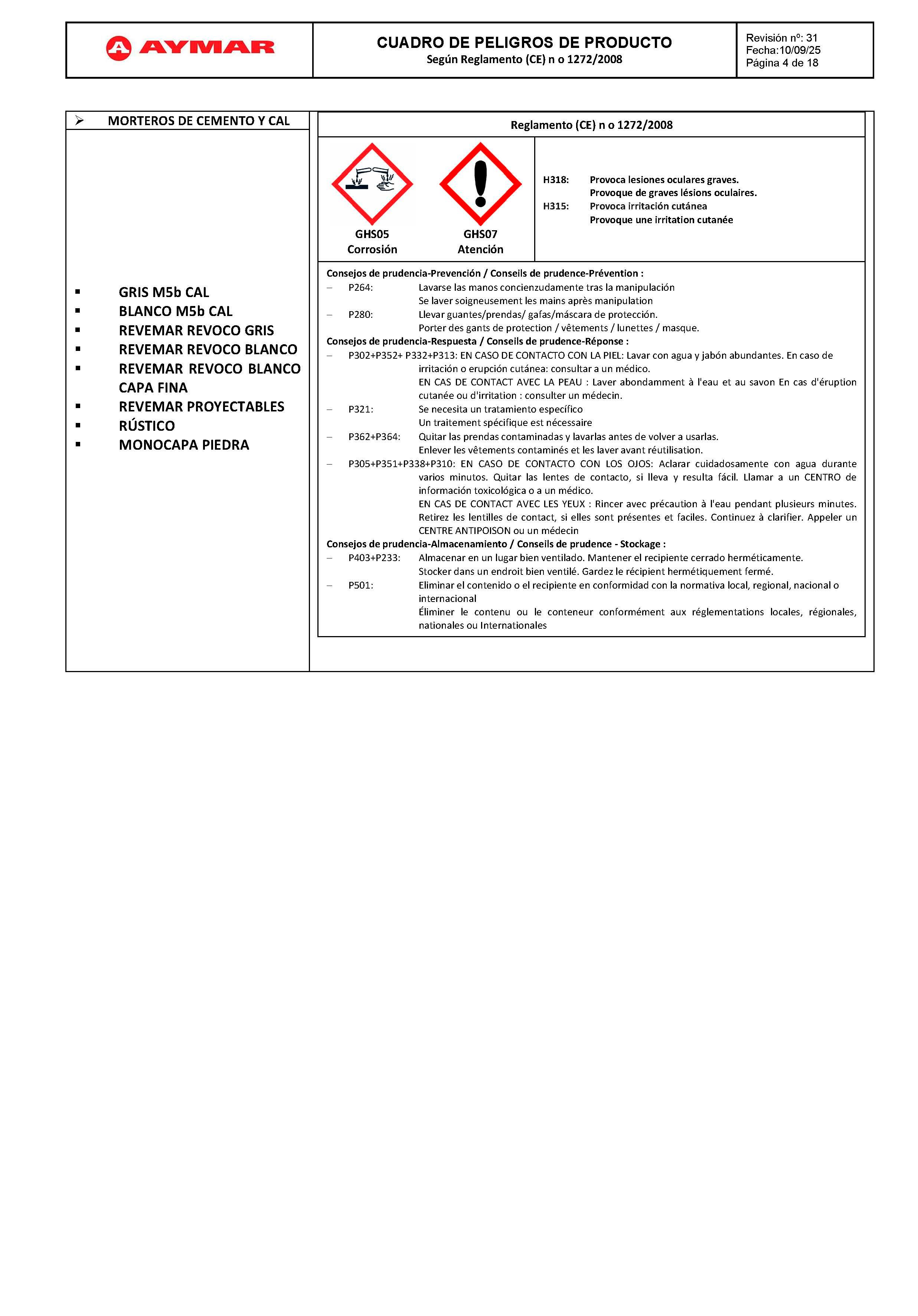 MORTERO SECO GRIS M5B CON CAL AYMAR 25 KG - 3