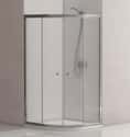 MAMPARA DE DUCHA CURVA CATANIA PRO 90X90CM CROMO - 1