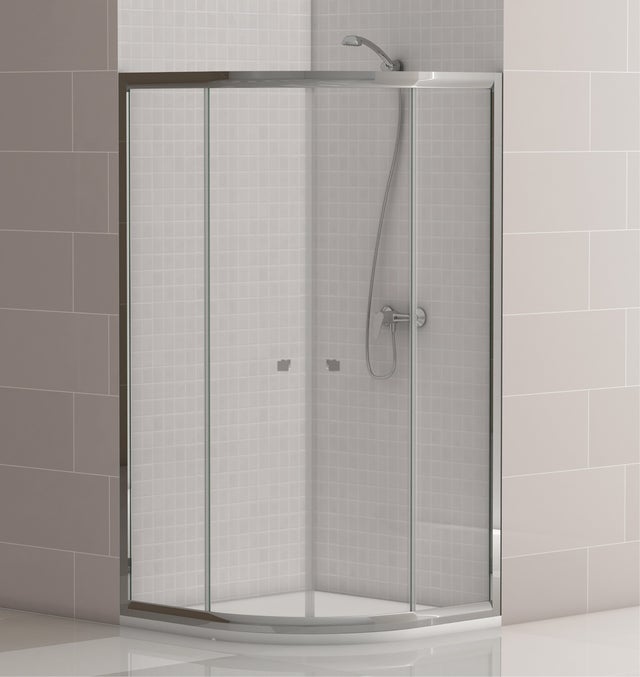 MAMPARA DE DUCHA CURVA CATANIA PRO 90X90CM CROMO