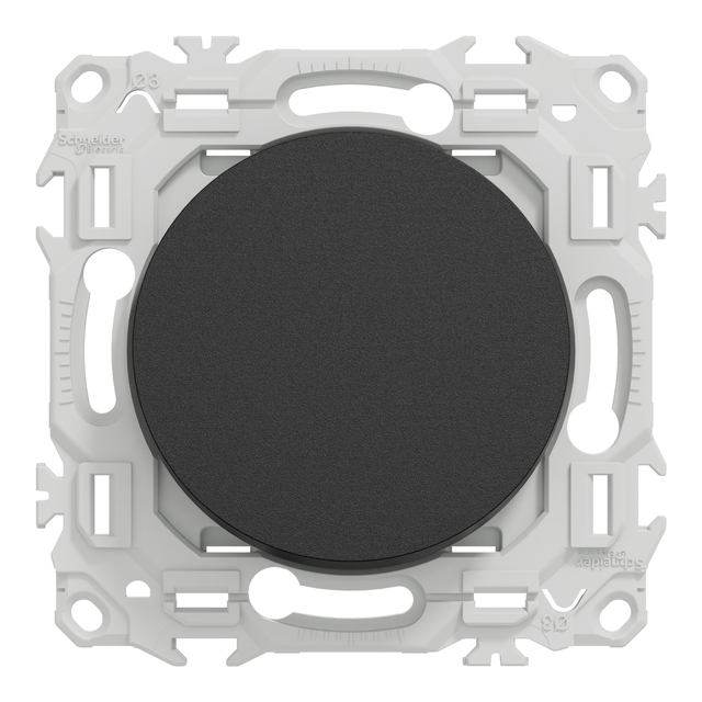 Interrupteur va-et-vient ou poussoir Odace, SCHNEIDER ELECTRIC, noir