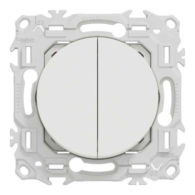 Interrupteur double va et vient ou poussoir ODACE  -SCHNEIDER ELECTRIC