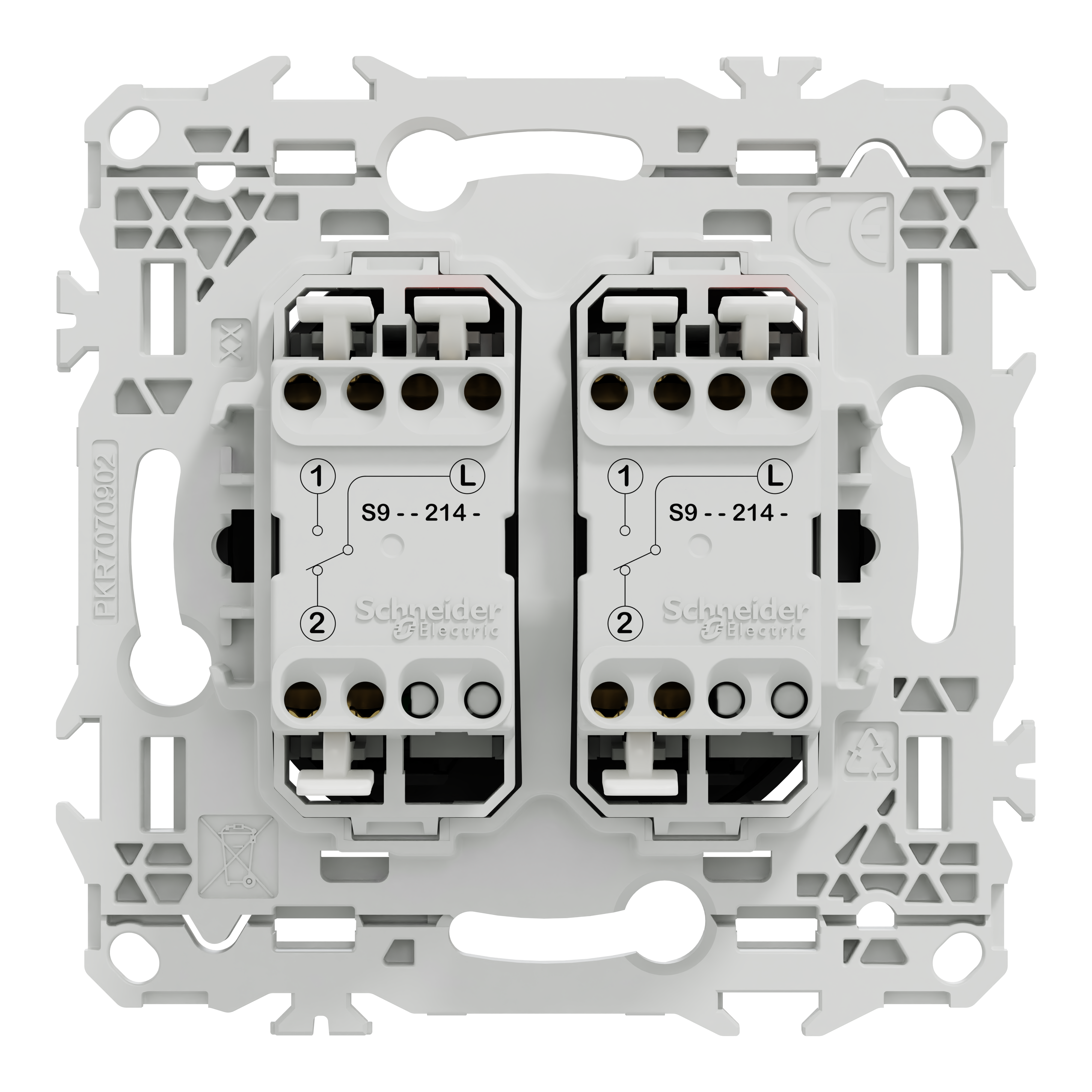 Interrupteur double va et vient ou poussoir ODACE - SCHNEIDER ELECTRIC - 5