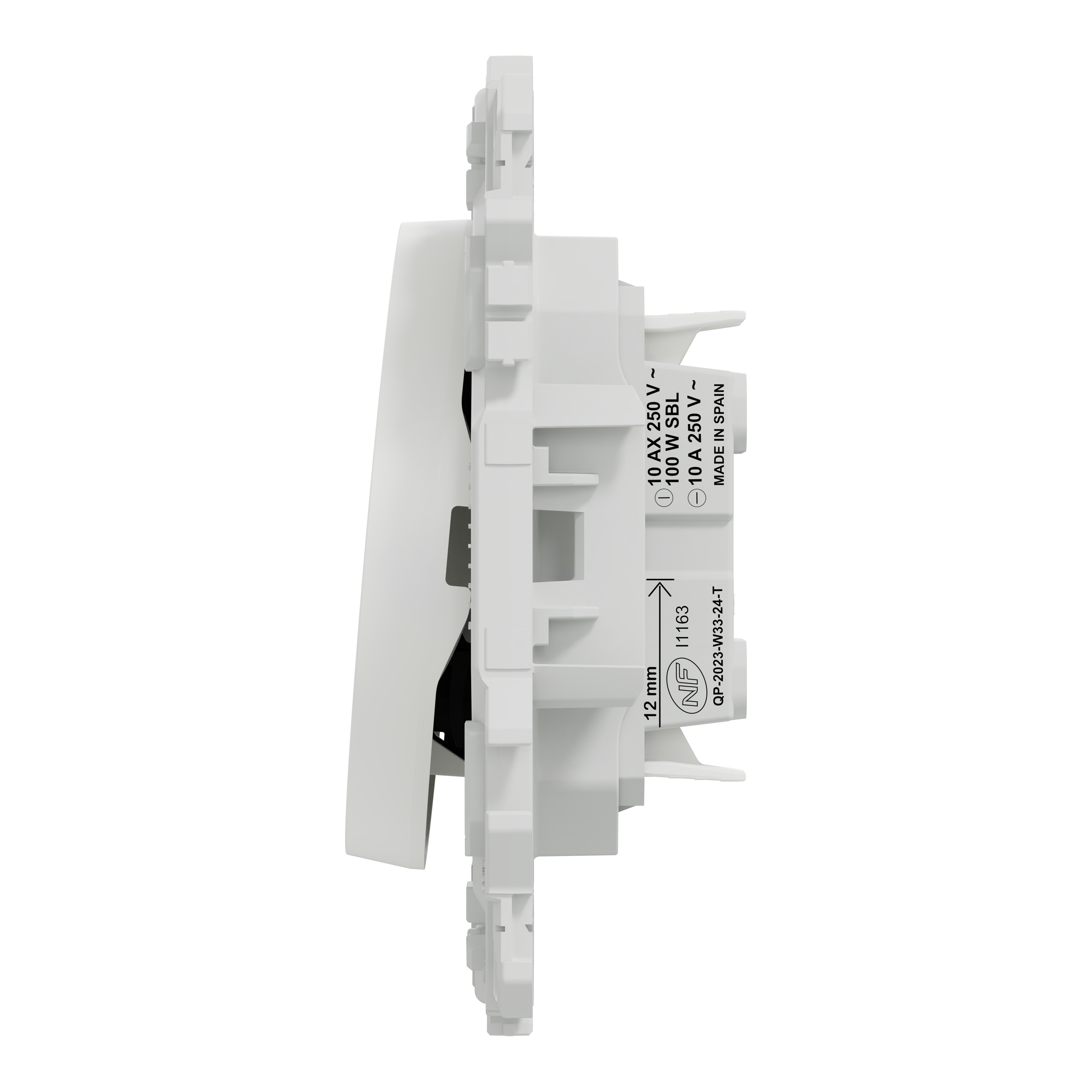 Commande interrupteur ou poussoir VMC Odace, SCHNEIDER ELECTRIC, blanc - 4