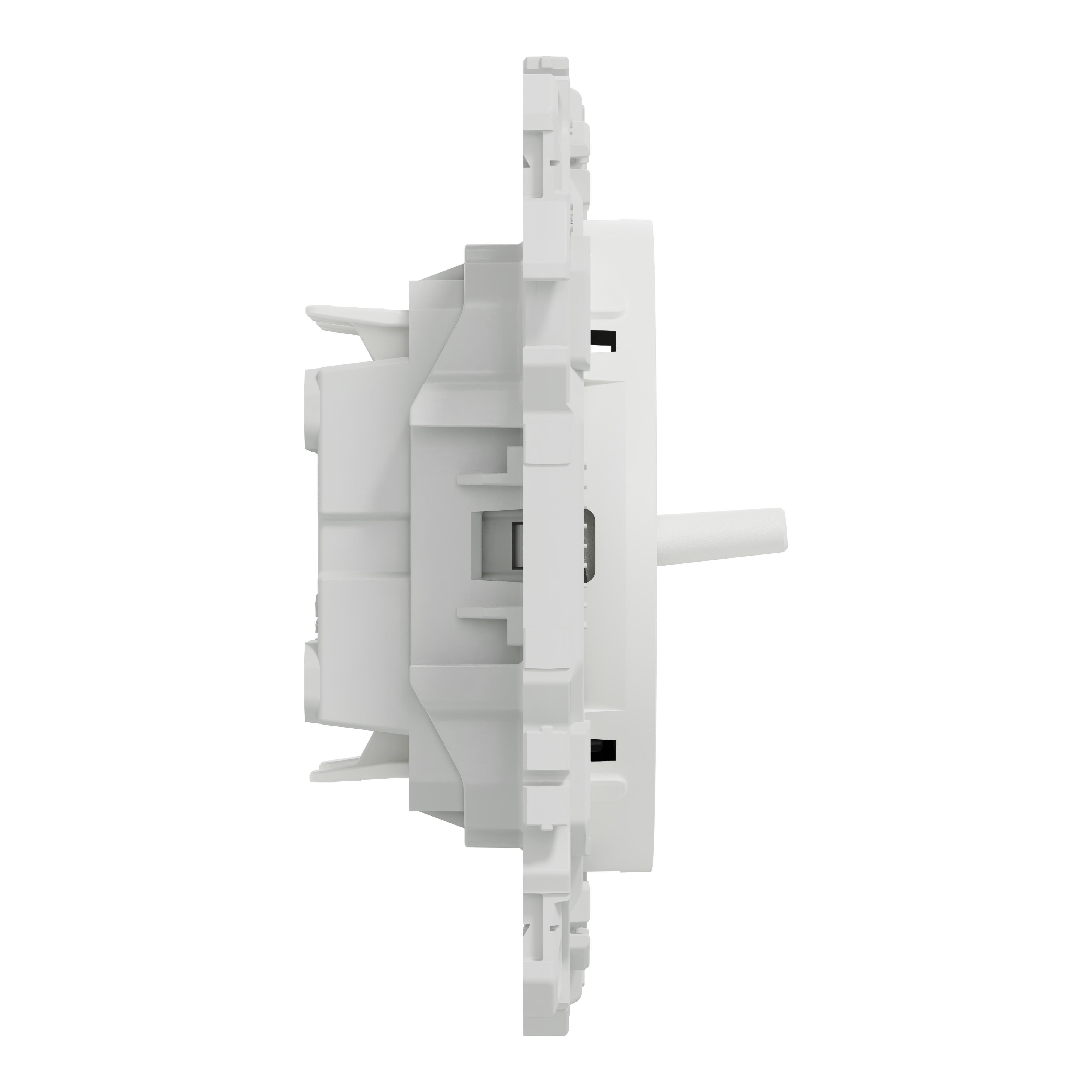 Double interrupteur va-et-vient/pouss. à levier Odace, SCHNEIDER ELECTRIC, blanc - 6