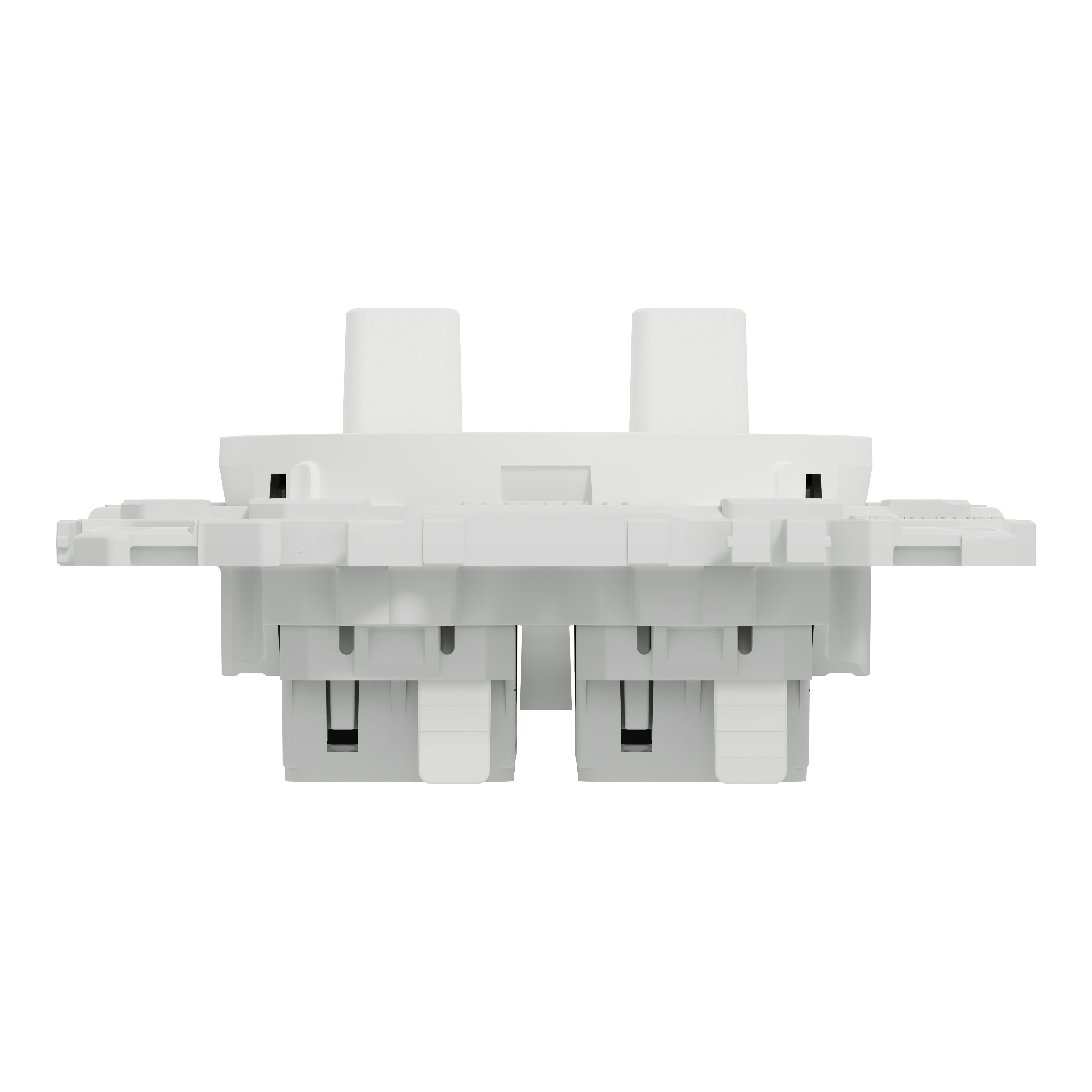 Double interrupteur va-et-vient/pouss. à levier Odace, SCHNEIDER ELECTRIC, blanc - 10