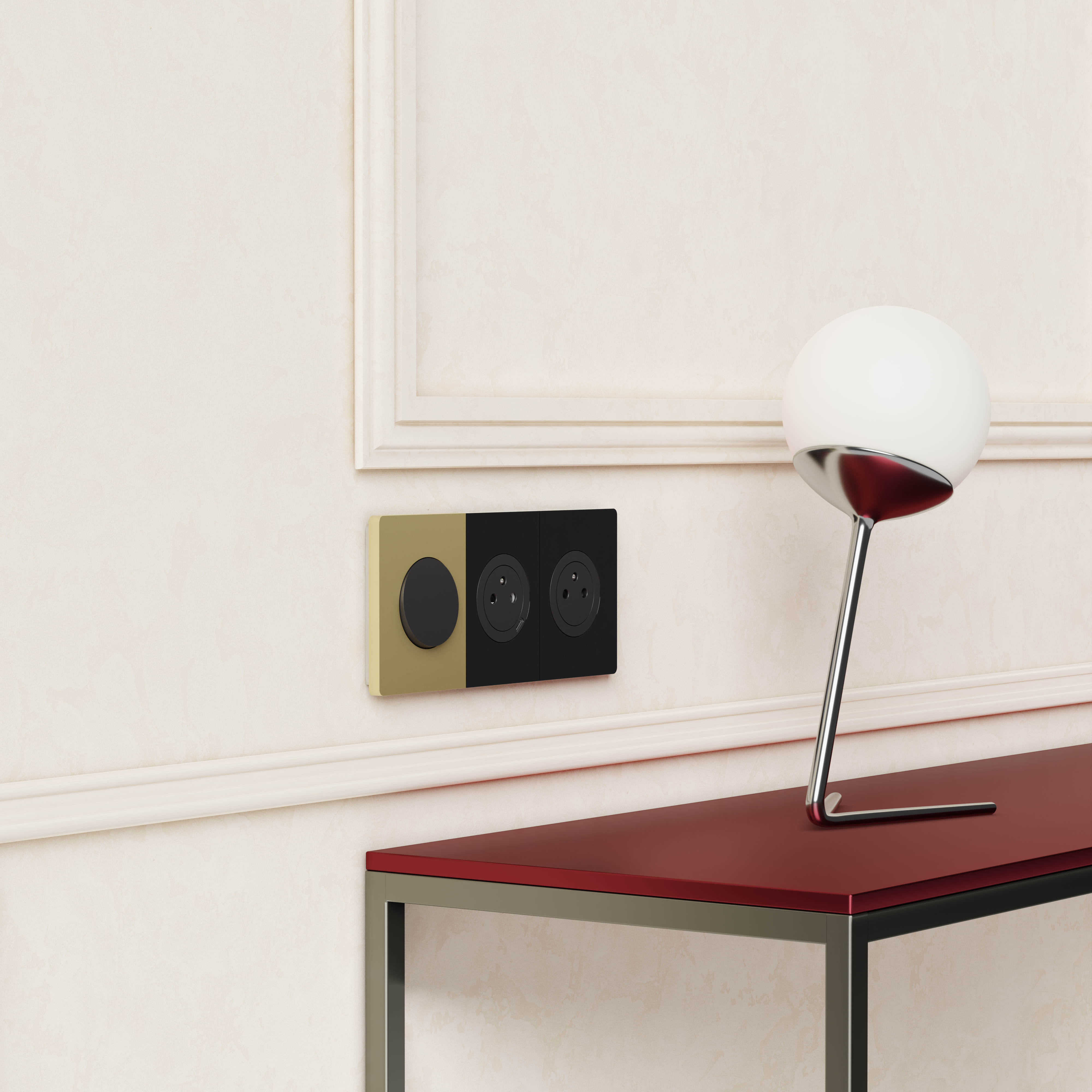 Prise affleurante avec terre Odace, SCHNEIDER ELECTRIC, noir - 4