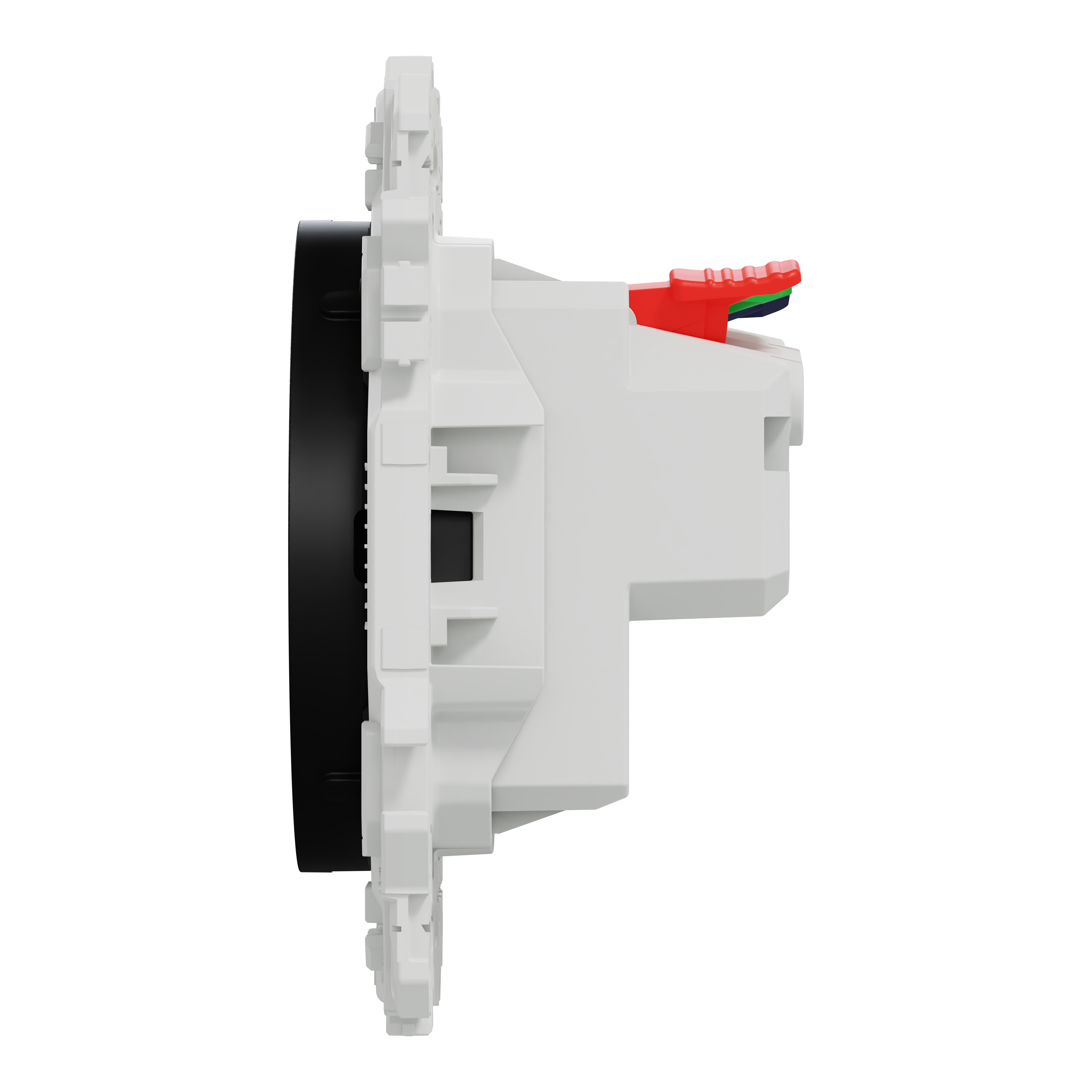 Prise affleurante avec terre Odace, SCHNEIDER ELECTRIC, noir - 5