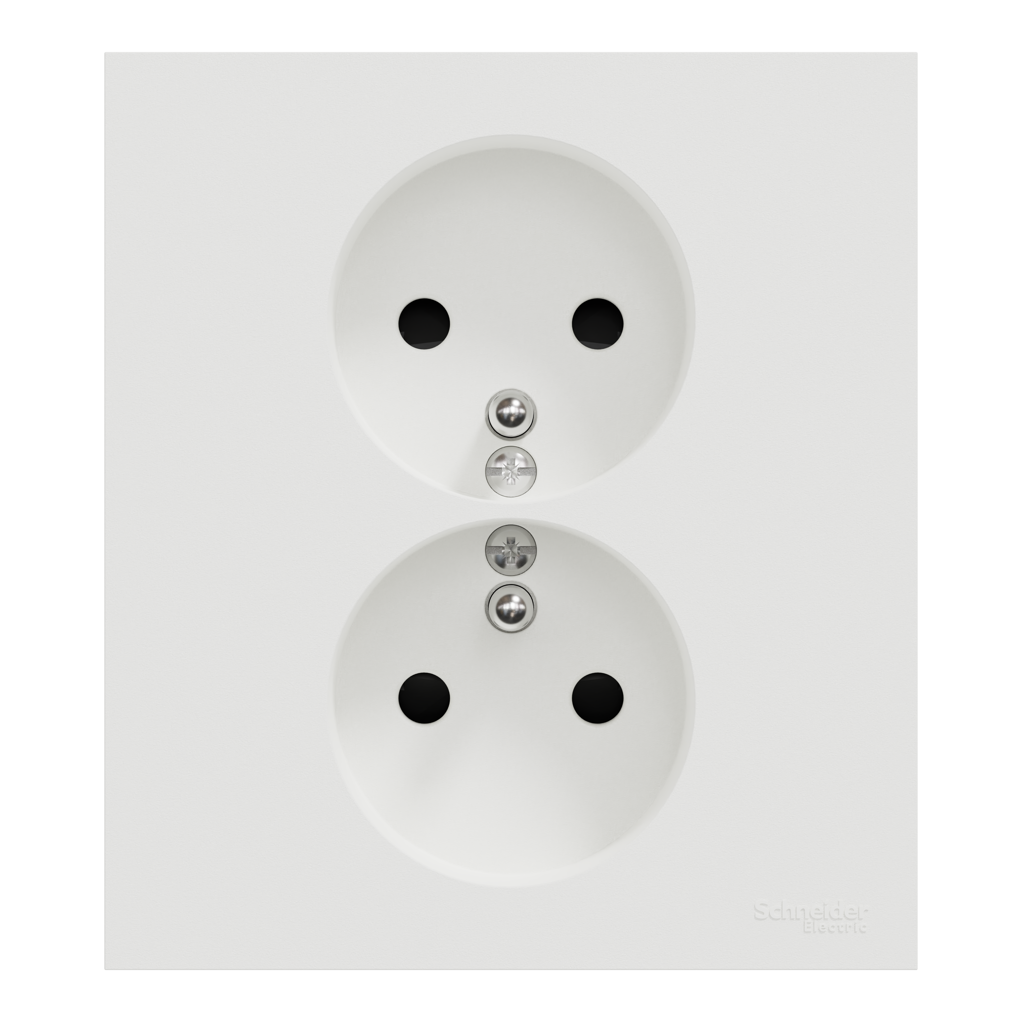 Double prise de courant 2P+T encastrable ODACE  - SCHNEIDER ELECTRIC - 7