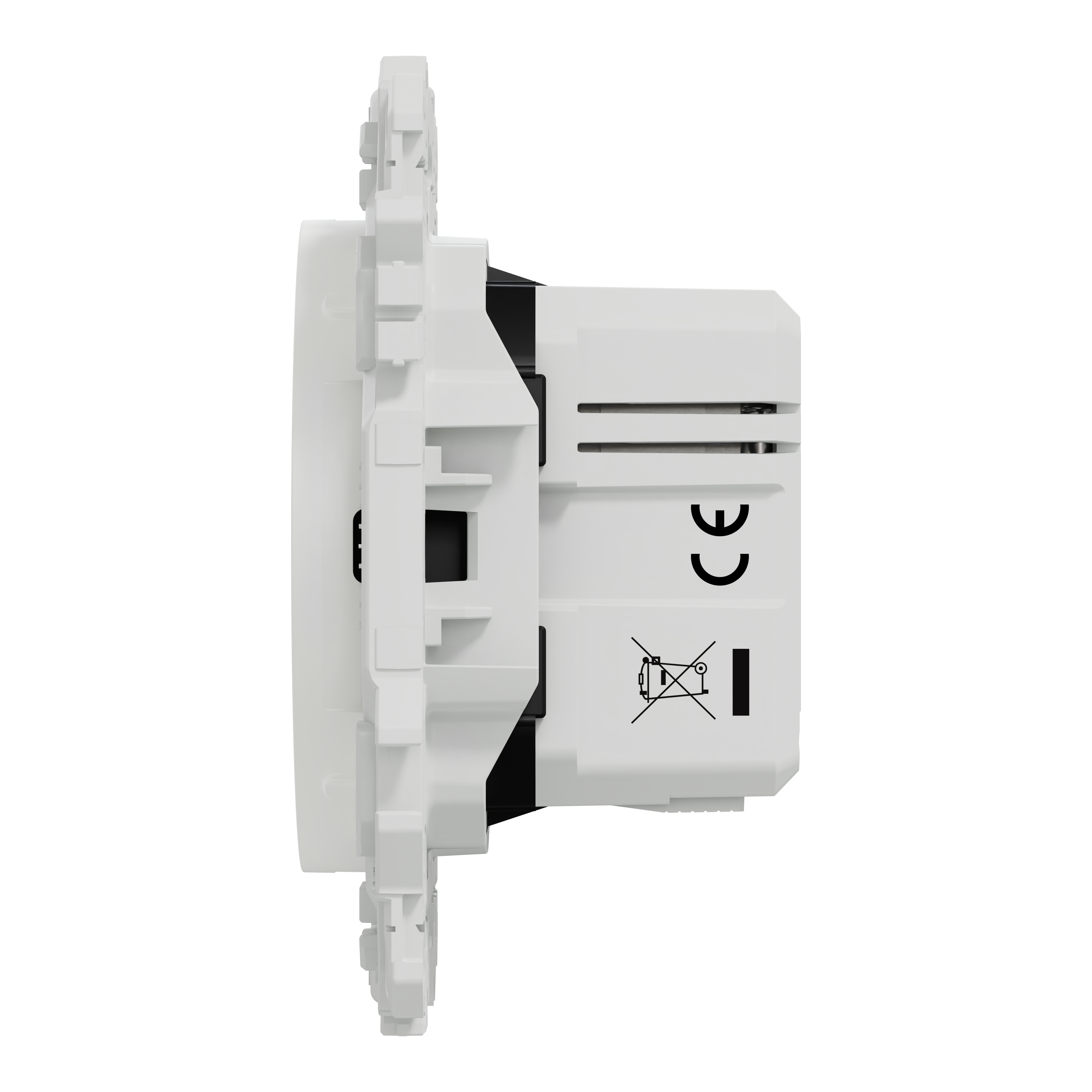 Prise chargeur USB C + C Odace, SCHNEIDER ELECTRIC, blanc - 4