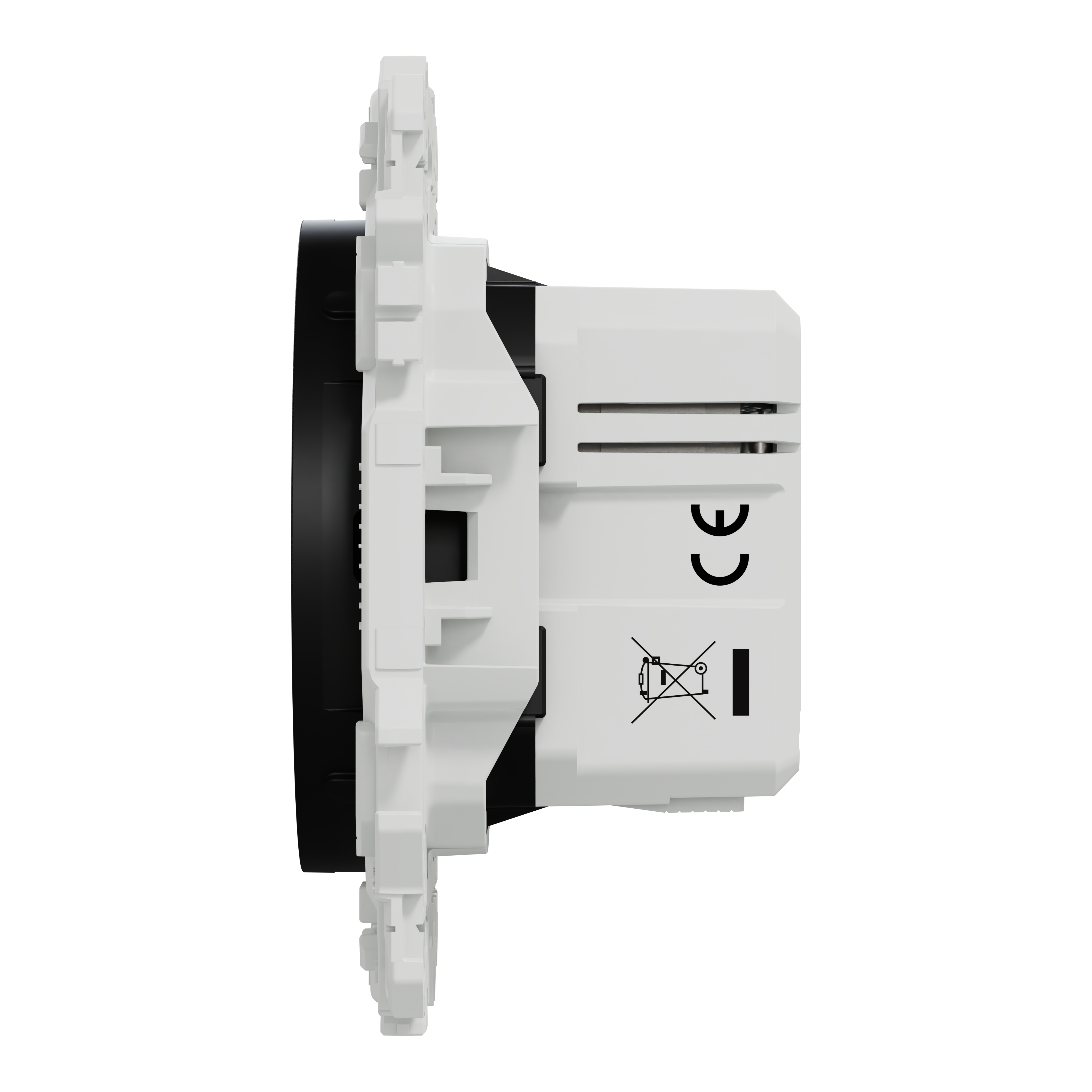 Prise chargeur USB C+C Odace, SCHNEIDER ELECTRIC, noir - 5
