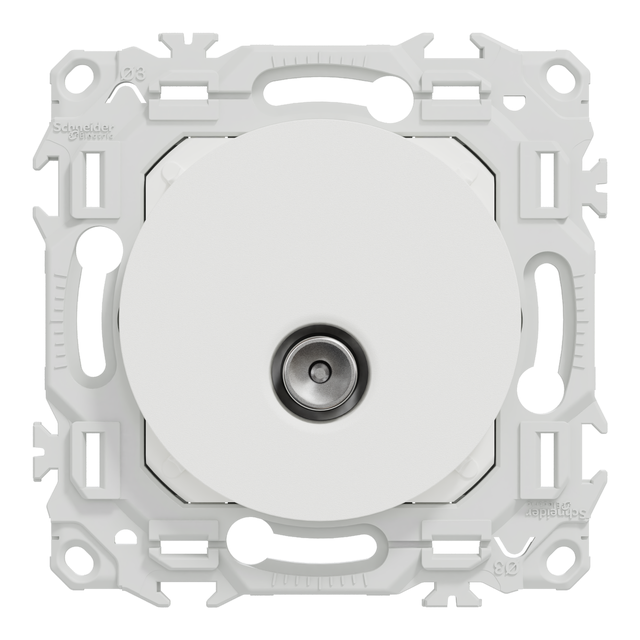 Prise TV Odace, SCHNEIDER ELECTRIC, blanc