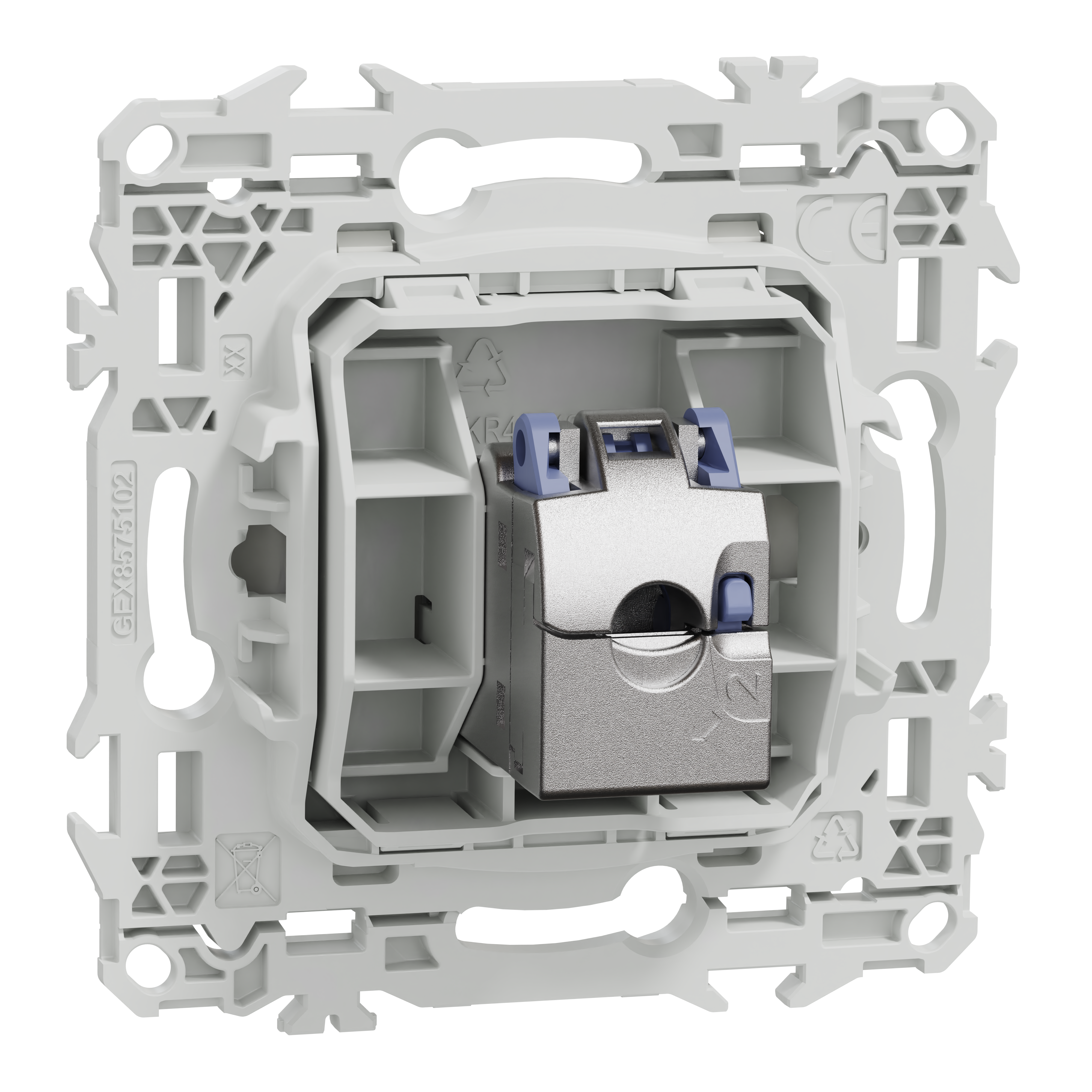 Prise RJ45 Odace, SCHNEIDER ELECTRIC, blanc - 6