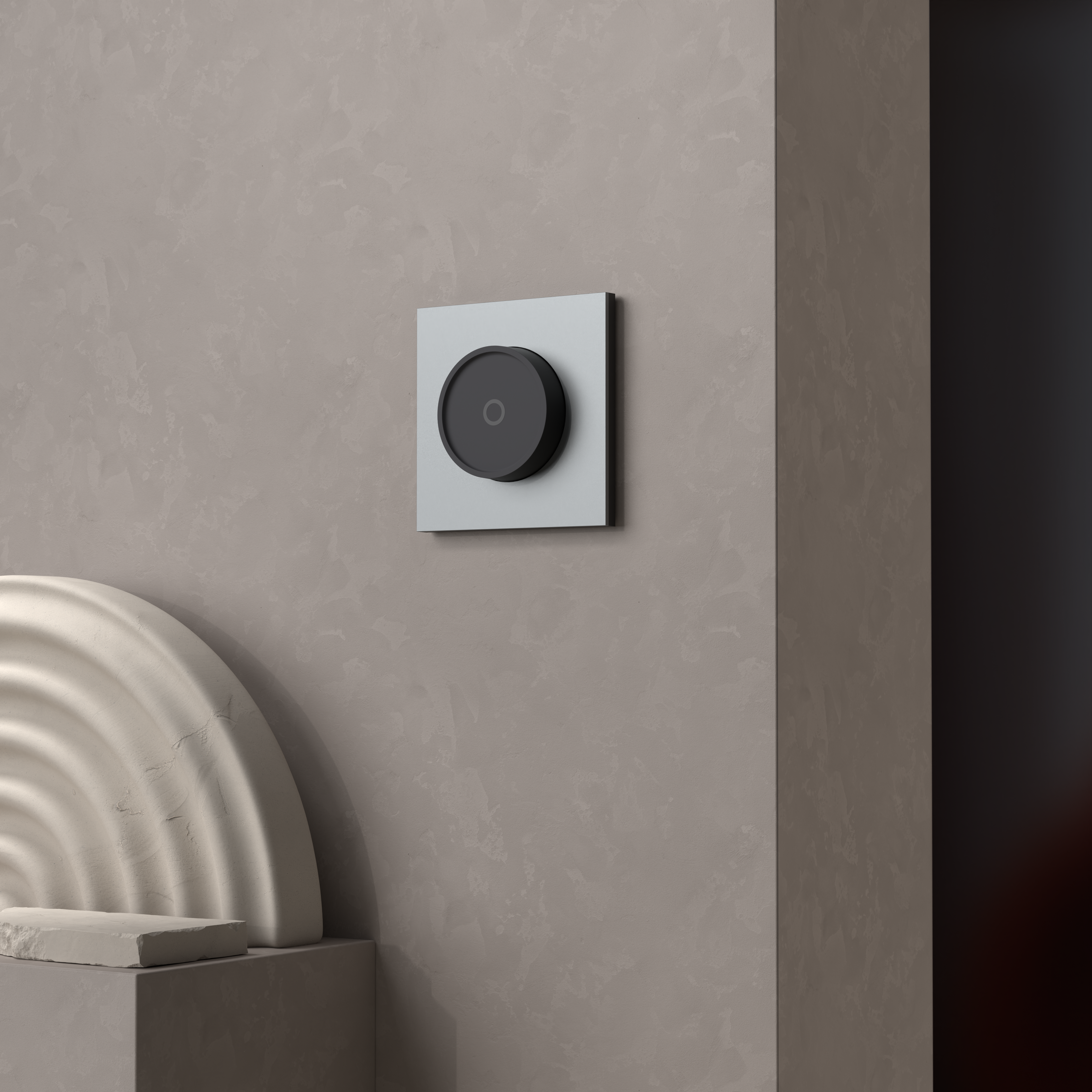 Variateur rotatif connecté Wiser Odace, SCHNEIDER ELECTRIC, noir - 2