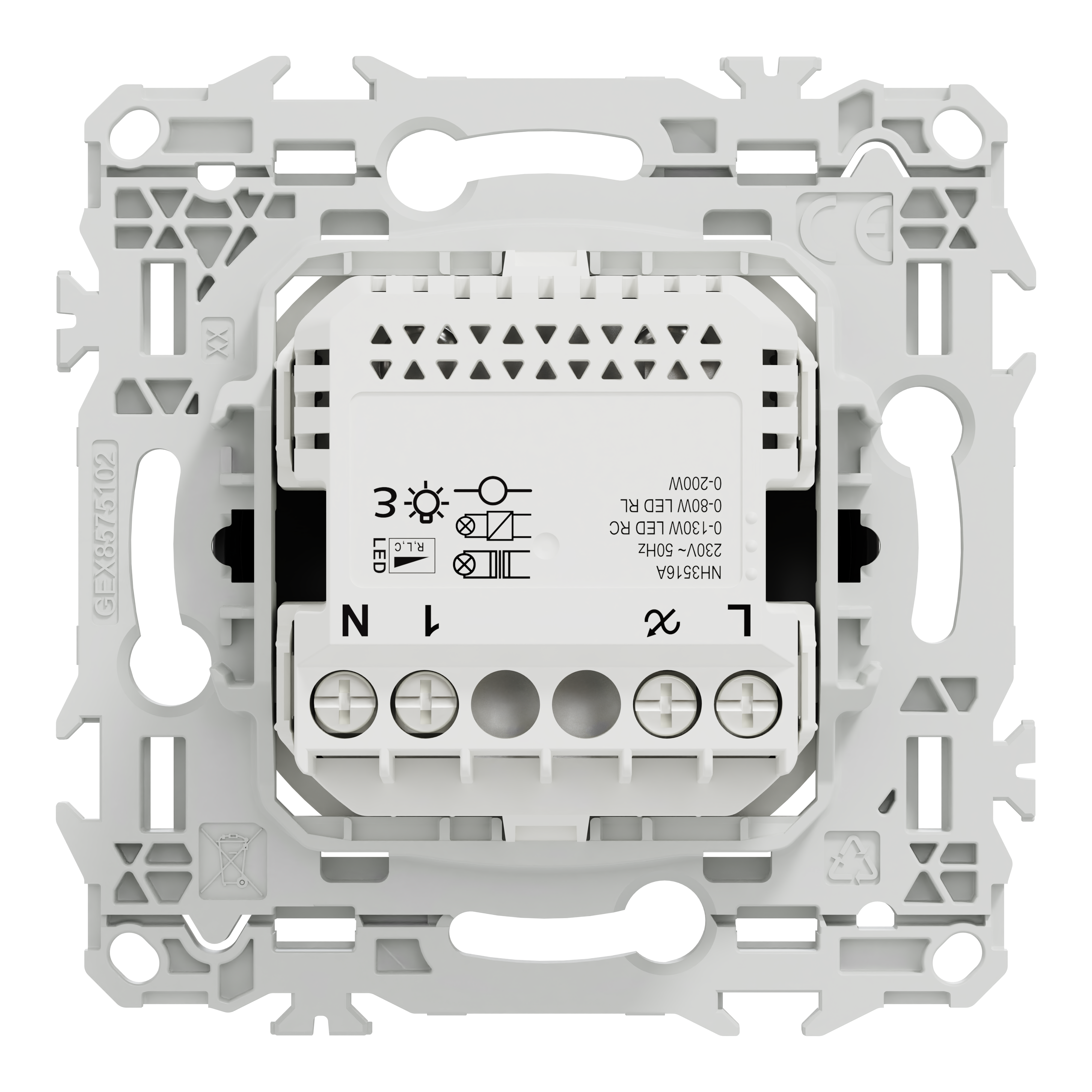 Variateur rotatif connecté Wiser Odace, SCHNEIDER ELECTRIC, noir - 7