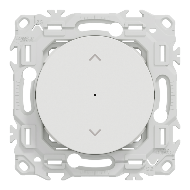 Interrupteur volet roulant connecté Wiser Odace SCHNEIDER ELECTRIC, blanc