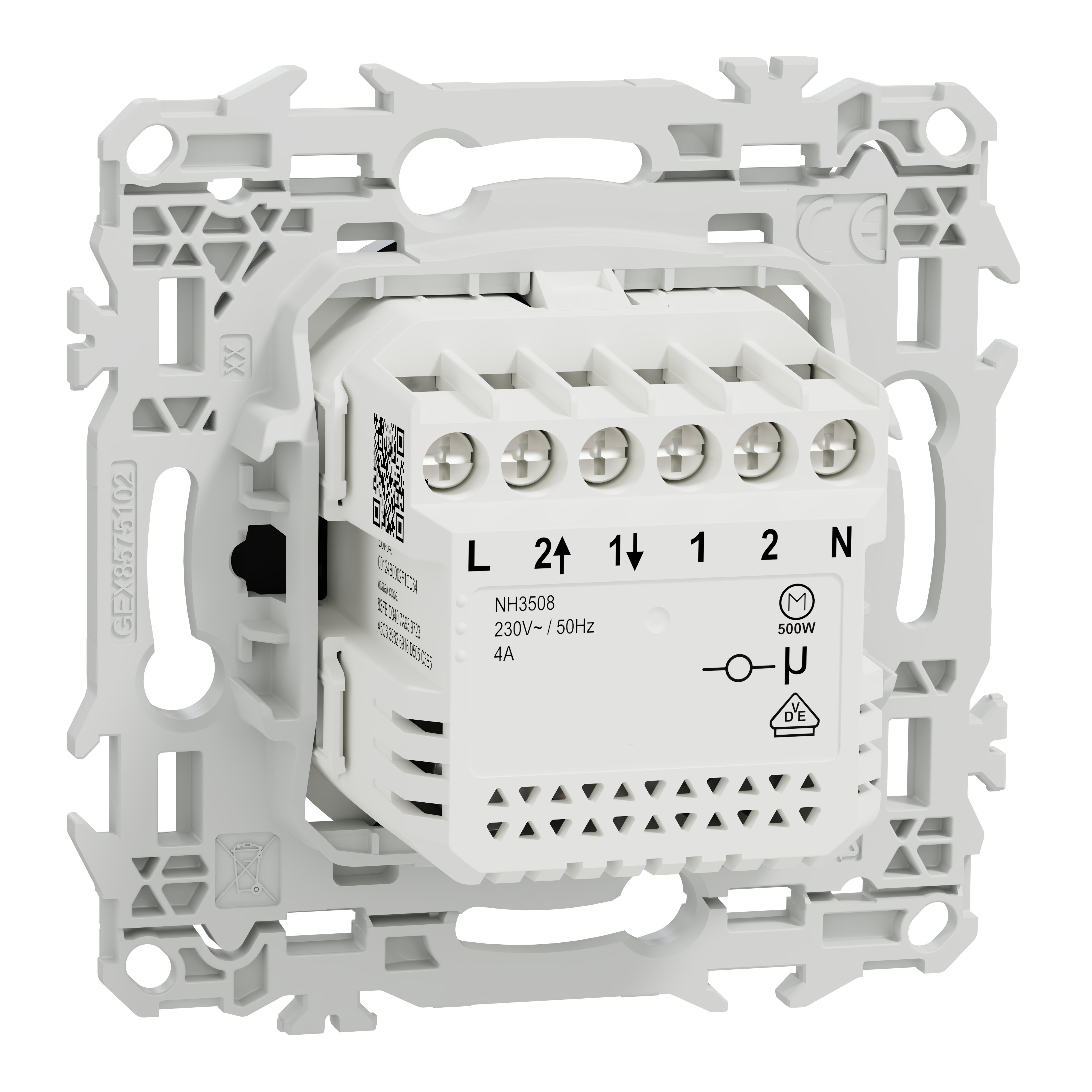 Interrupteur volet roulant connecté Wiser Odace, SCHNEIDER ELECTRIC, noir - 8