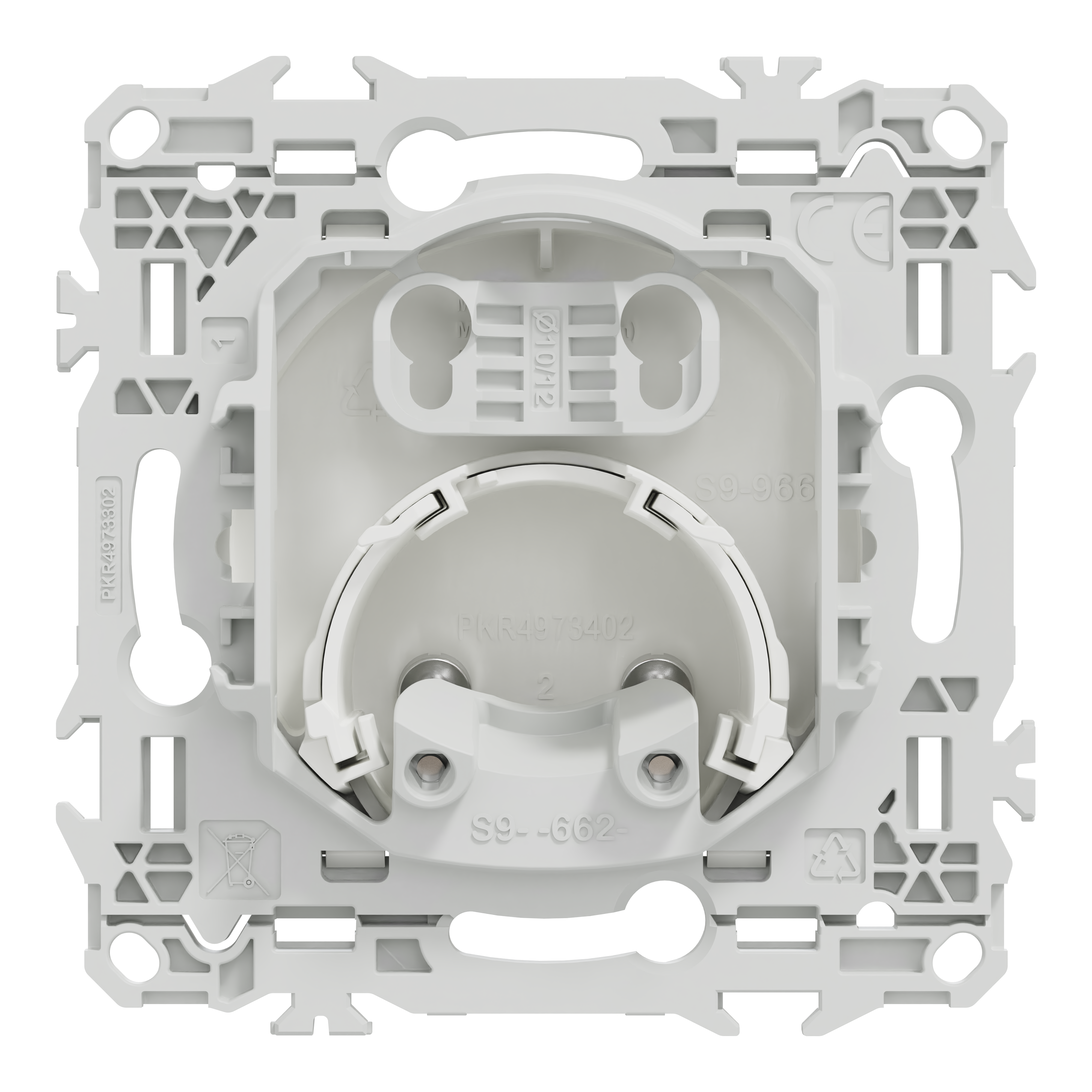 Sortie de câble Odace, SCHNEIDER ELECTRIC, blanc - 5
