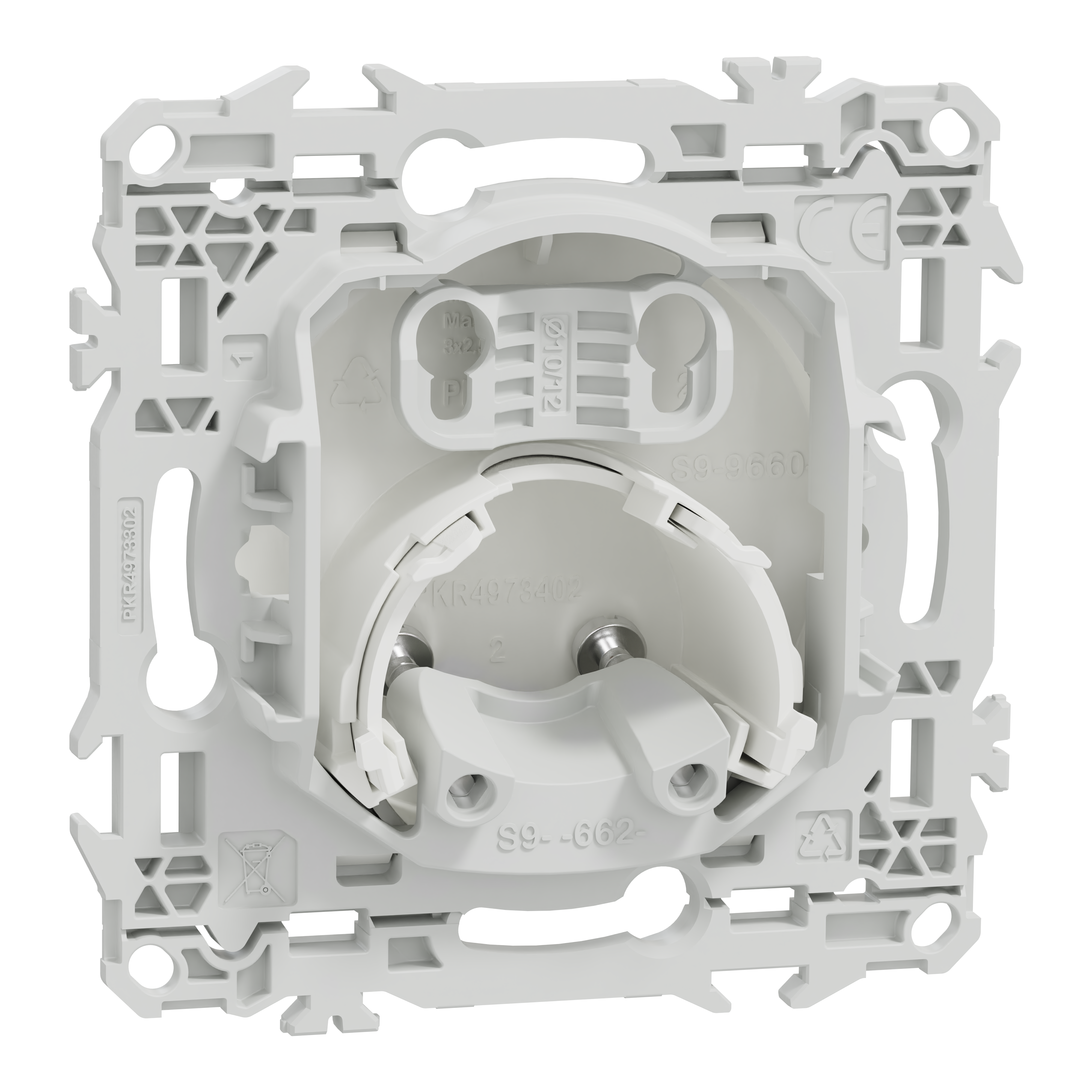 Sortie de câble Odace, SCHNEIDER ELECTRIC, blanc - 6