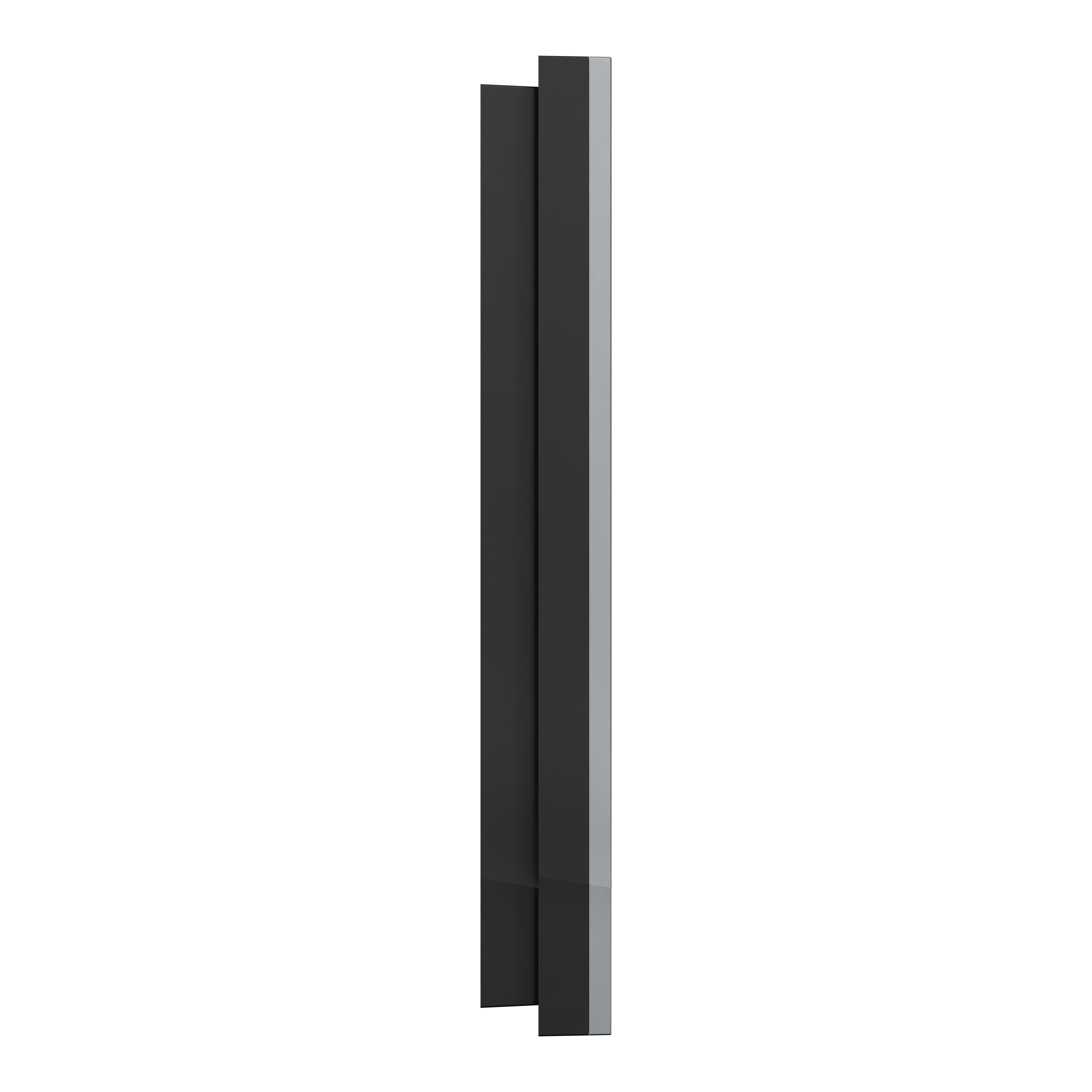Plaque triple Odace Métal, SCHNEIDER ELECTRIC, effet titane support noir - 4
