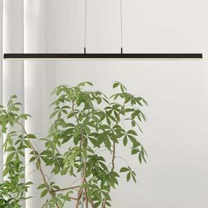 Suspension Tribeca, acier, noir, l.119 cm LED - 2