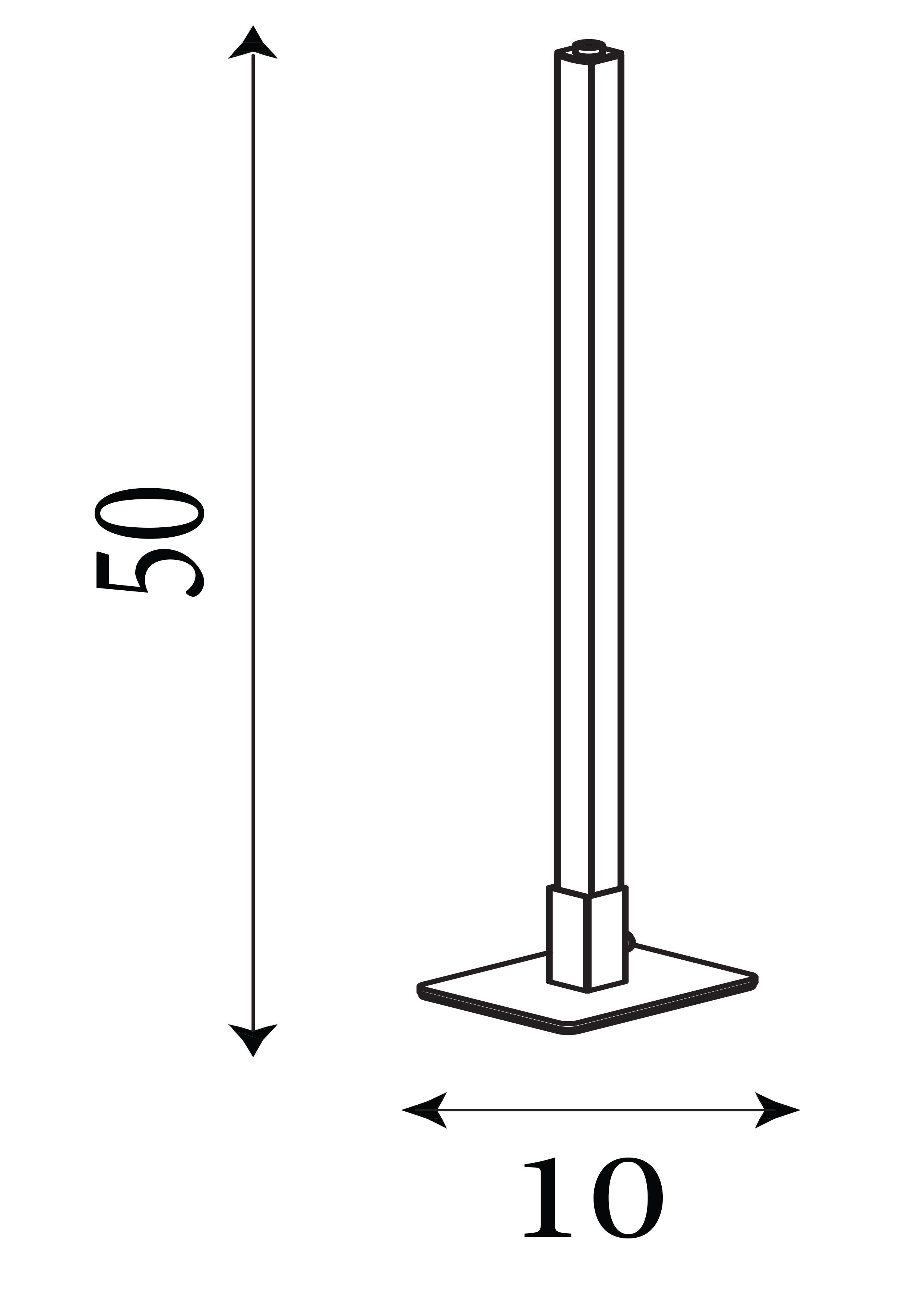 Suspension Tribeca, acier, noir, l.119 cm LED - 4