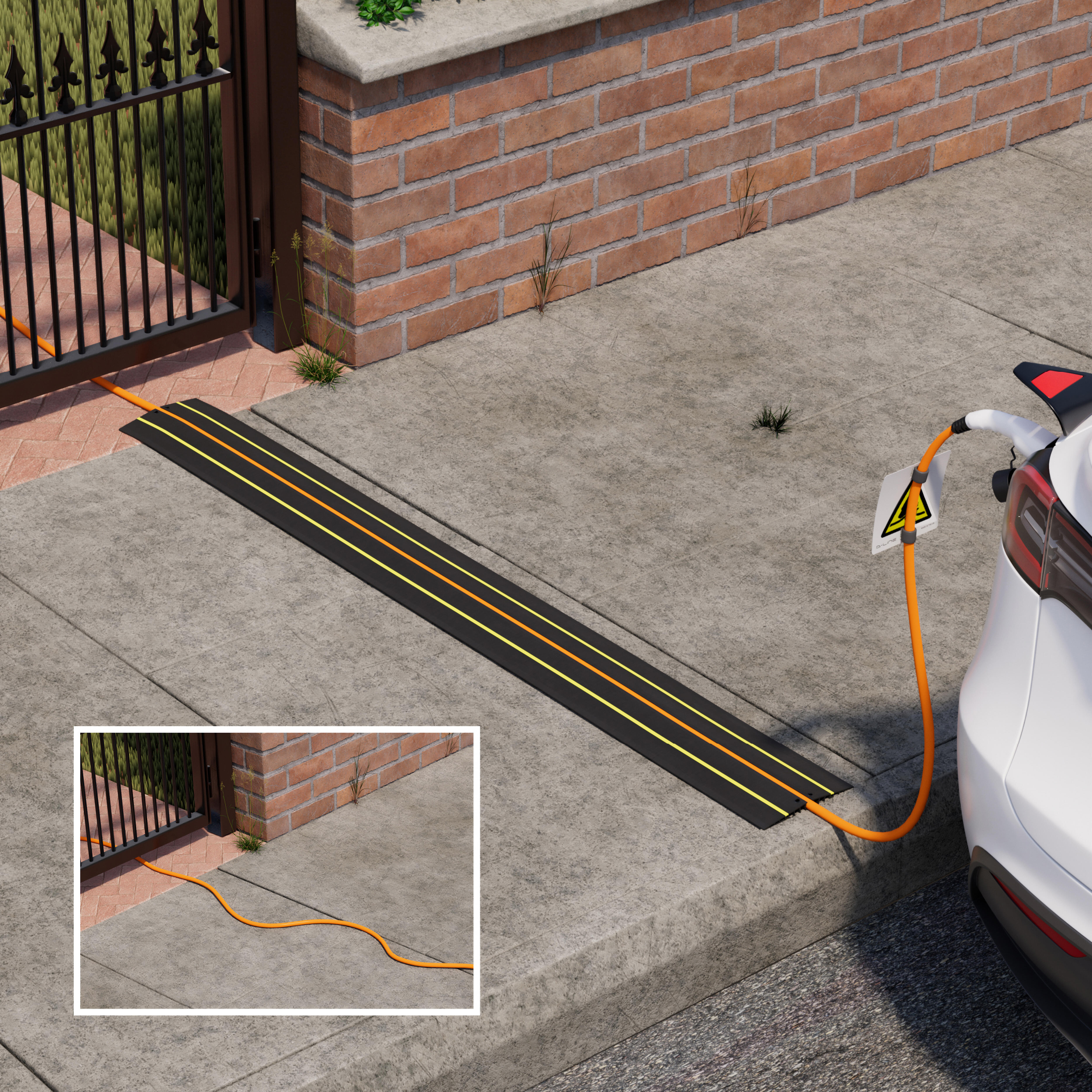 CANAL PARA SUELO 217X20MM 0,76M NEGRA - 2